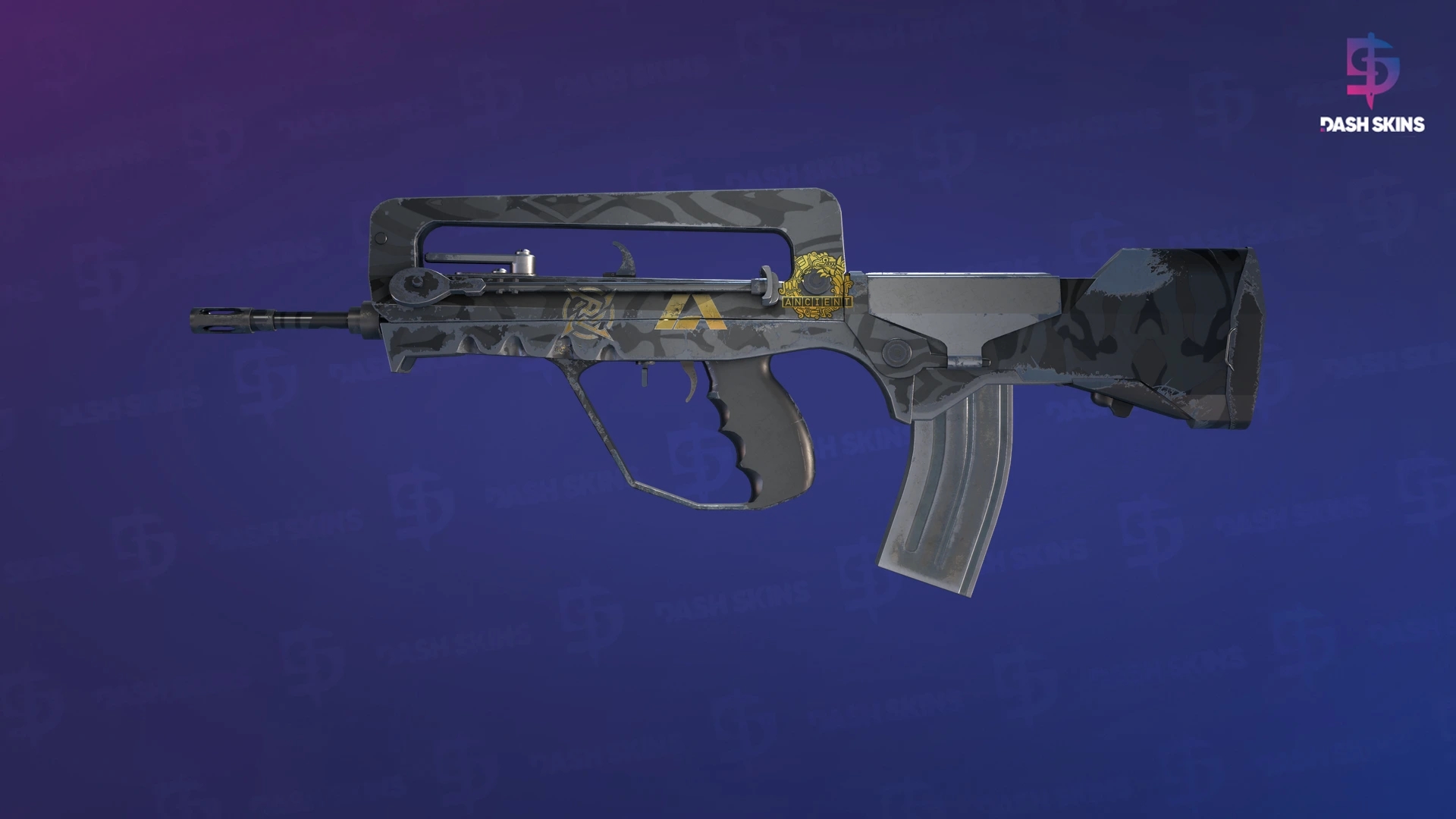 Souvenir FAMAS | Dark Water (Field-Tested) Screenshot Playside