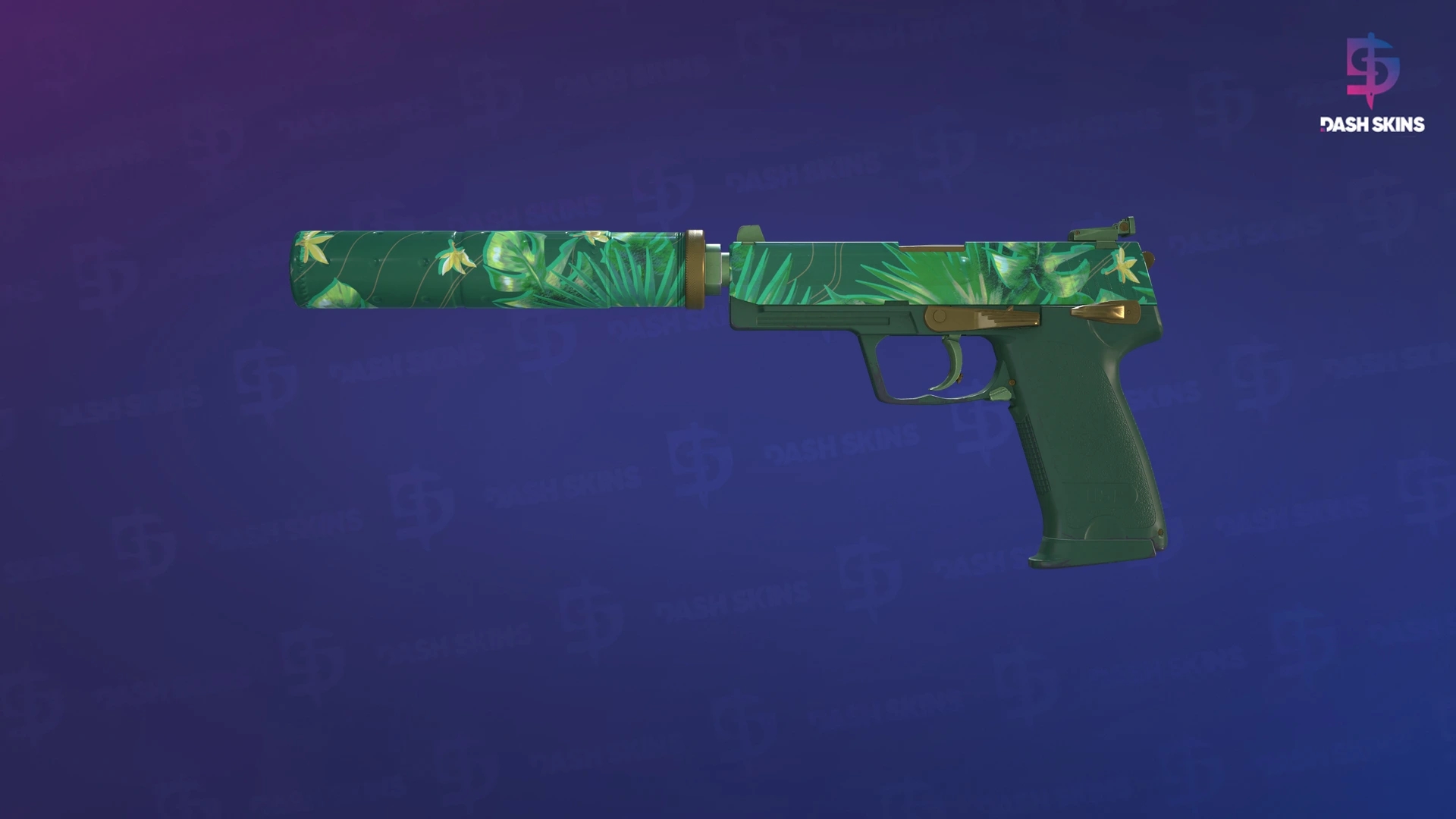 USP-S | Tropical Breeze (Minimal Wear) Screenshot Playside
