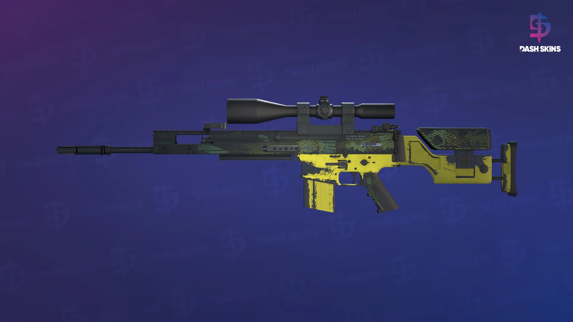 SCAR-20 | Jungle Slipstream (Field-Tested) Screenshot Playside