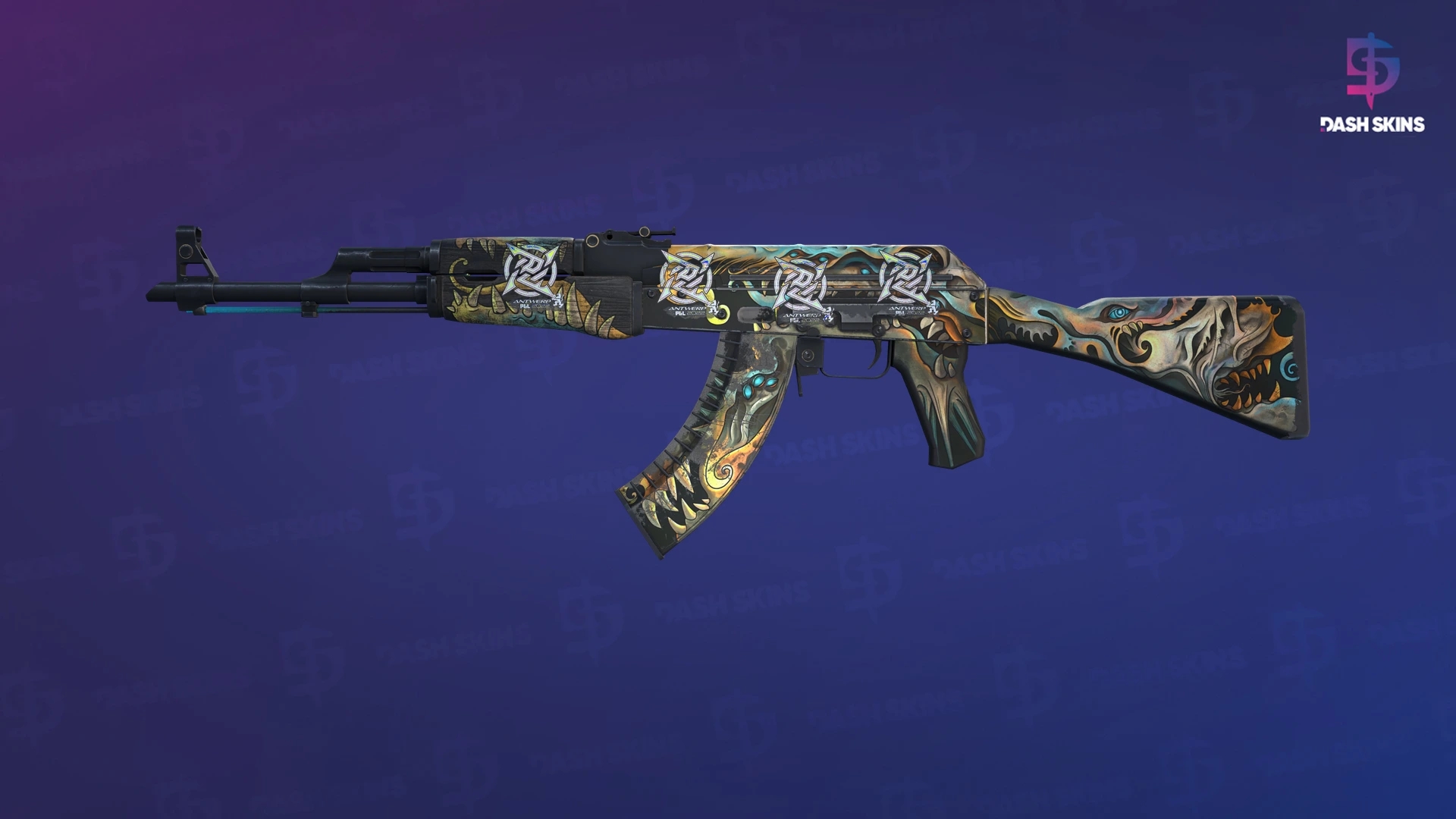 AK-47 | Phantom Disruptor (Well-Worn) Screenshot Playside