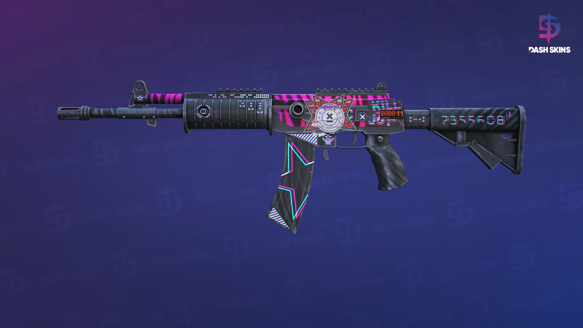 StatTrak™ Galil AR | Chromatic Aberration (Field-Tested) Screenshot Playside
