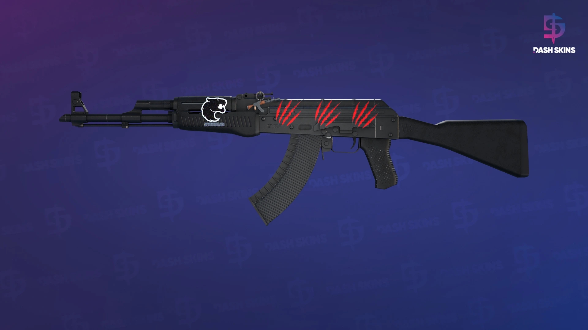 AK-47 | Slate (Well-Worn) Screenshot Playside