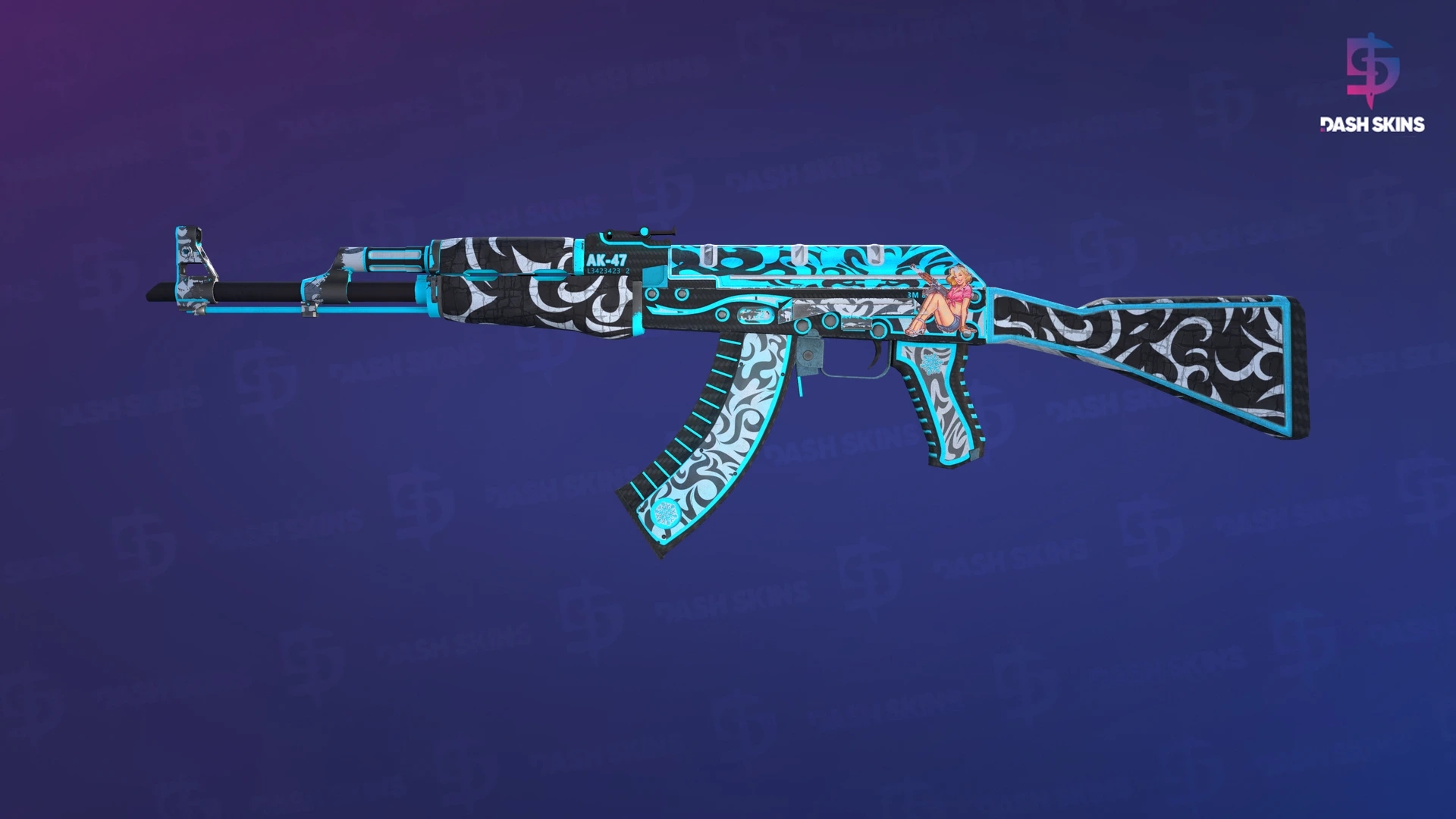 AK-47 | Frontside Misty (Field-Tested) Screenshot Playside