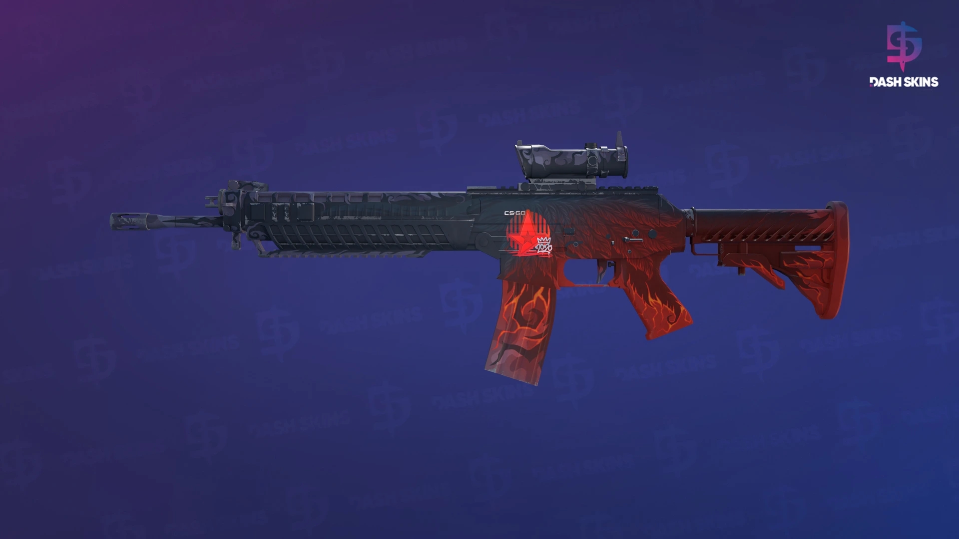 SG 553 | Darkwing (Field-Tested) Screenshot Playside