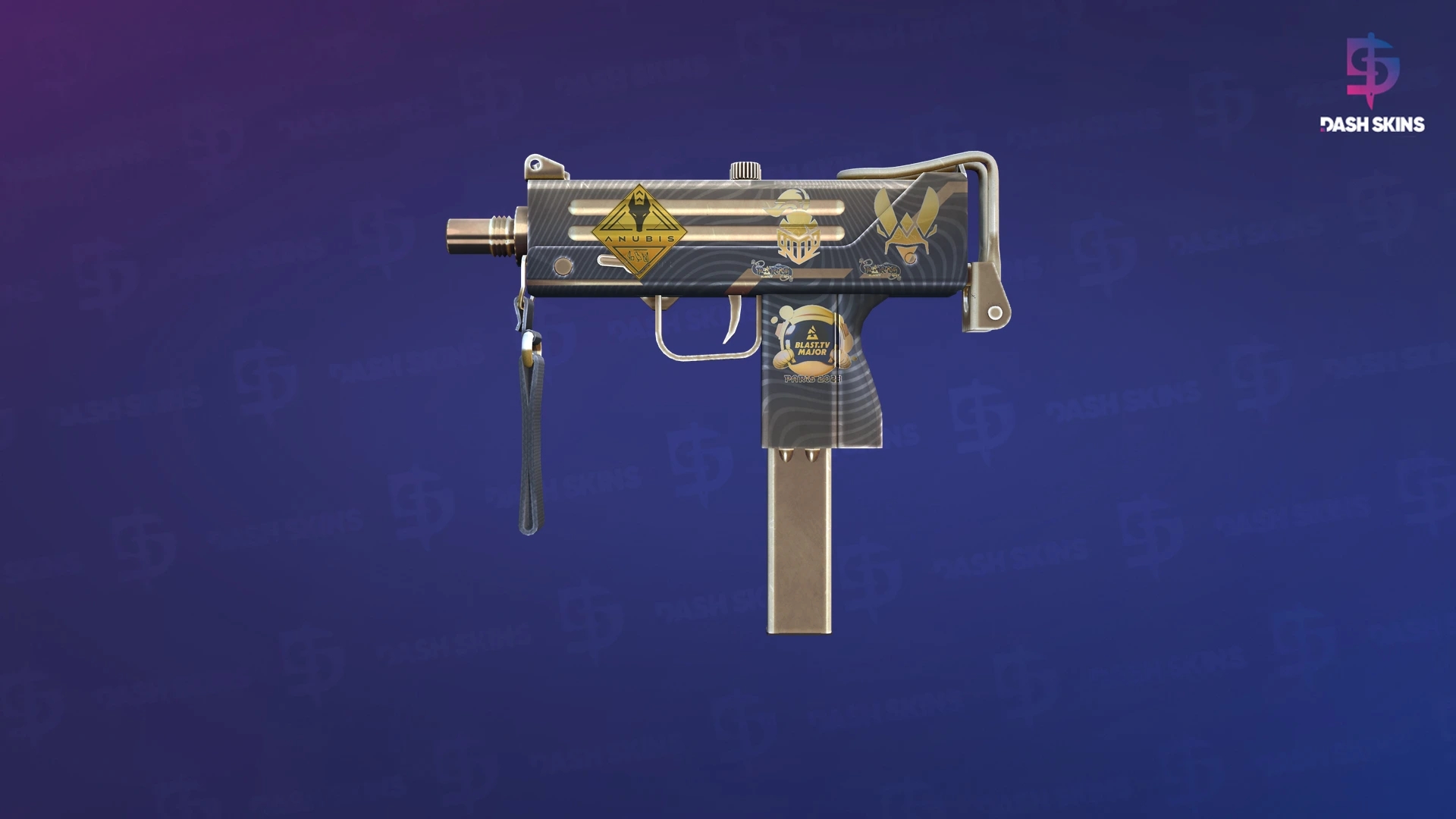 Souvenir MAC-10 | Echoing Sands (Minimal Wear) Screenshot Playside