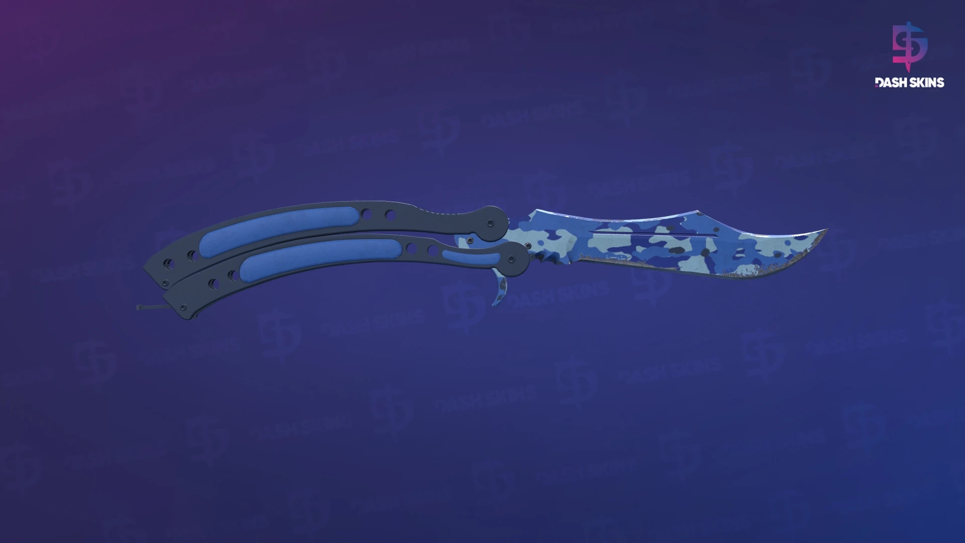 ★ Butterfly Knife | Bright Water (Field-Tested) Screenshot Playside