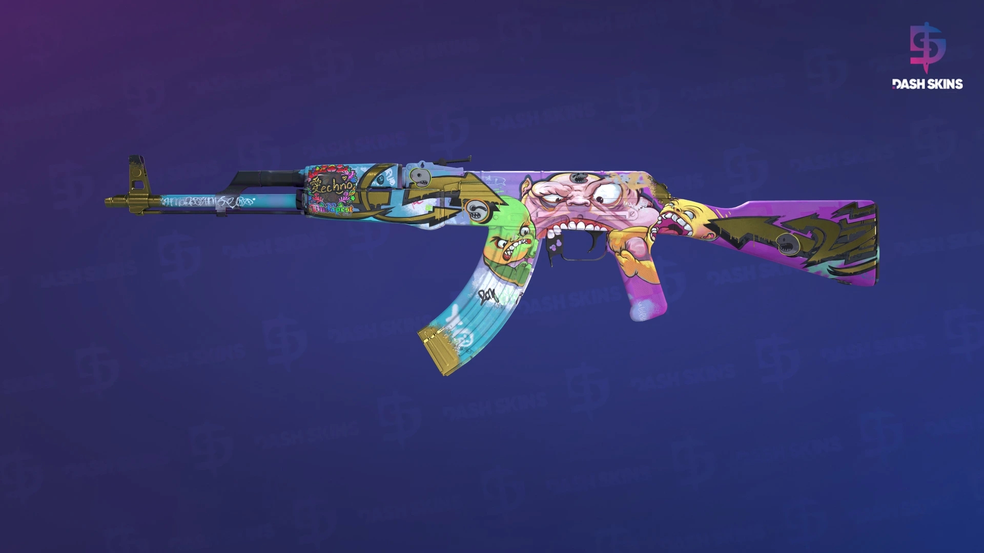 AK-47 | B the Monster (Minimal Wear) Screenshot Playside