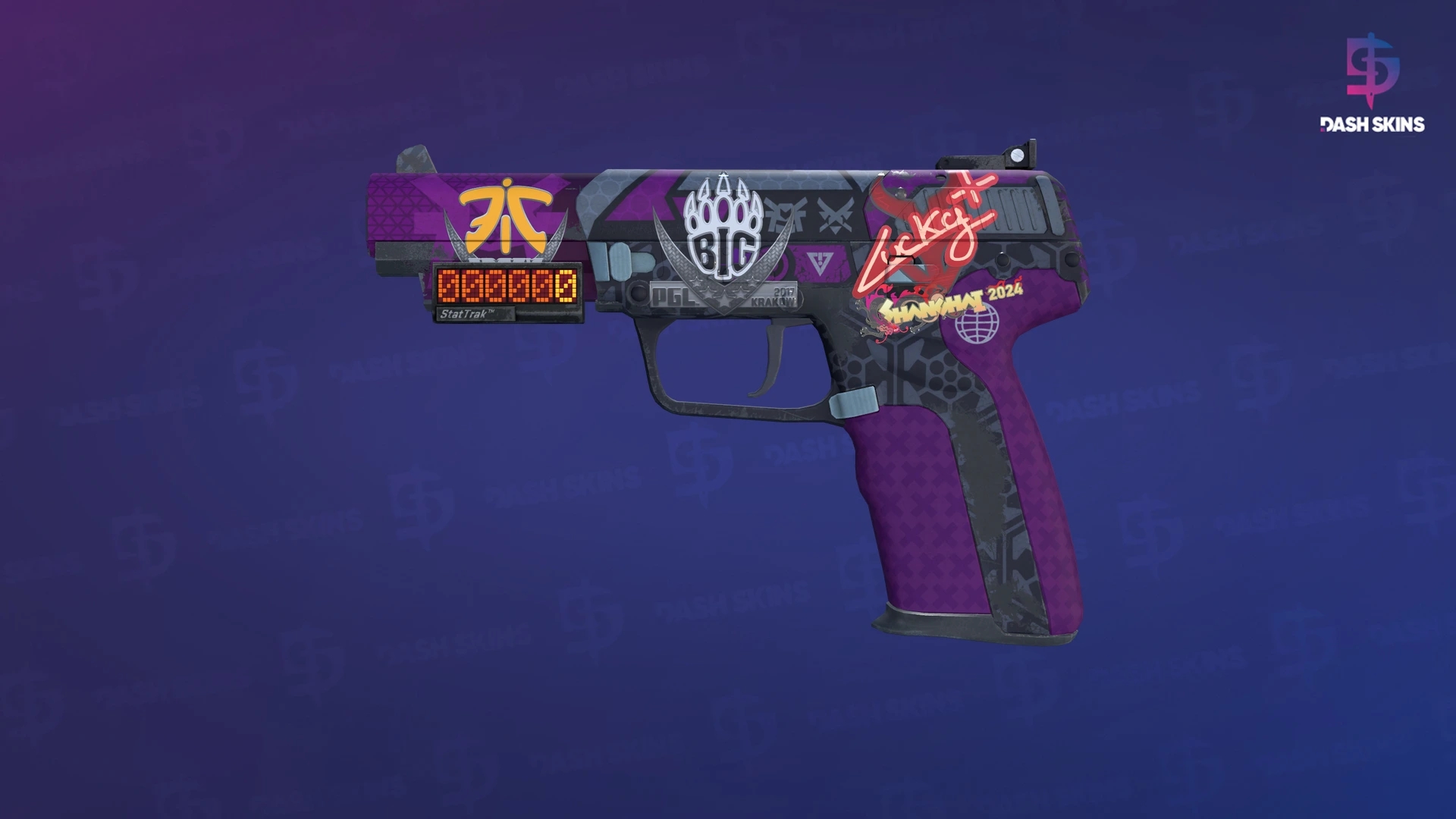 StatTrak™ Five-SeveN | Violent Daimyo (Field-Tested) Screenshot Playside