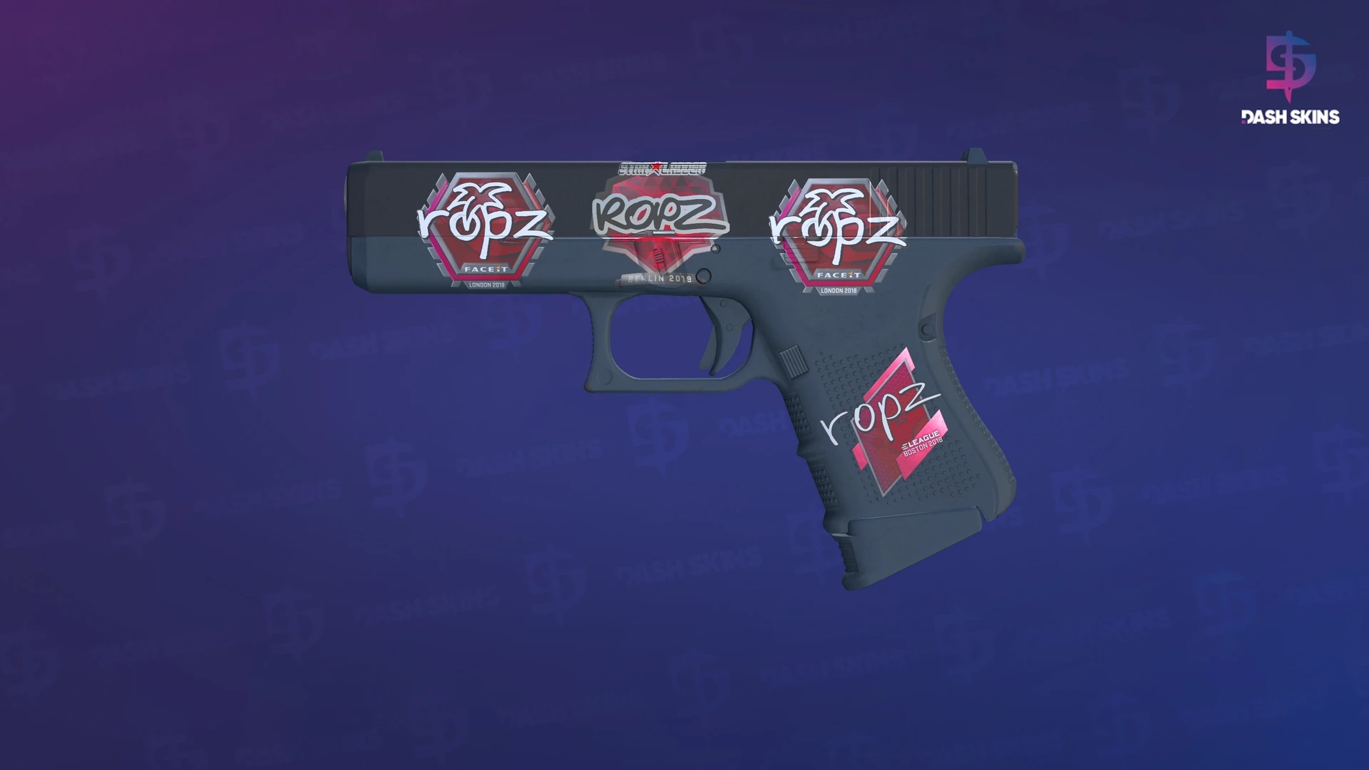 Glock-18 | Night (Minimal Wear) Screenshot Playside