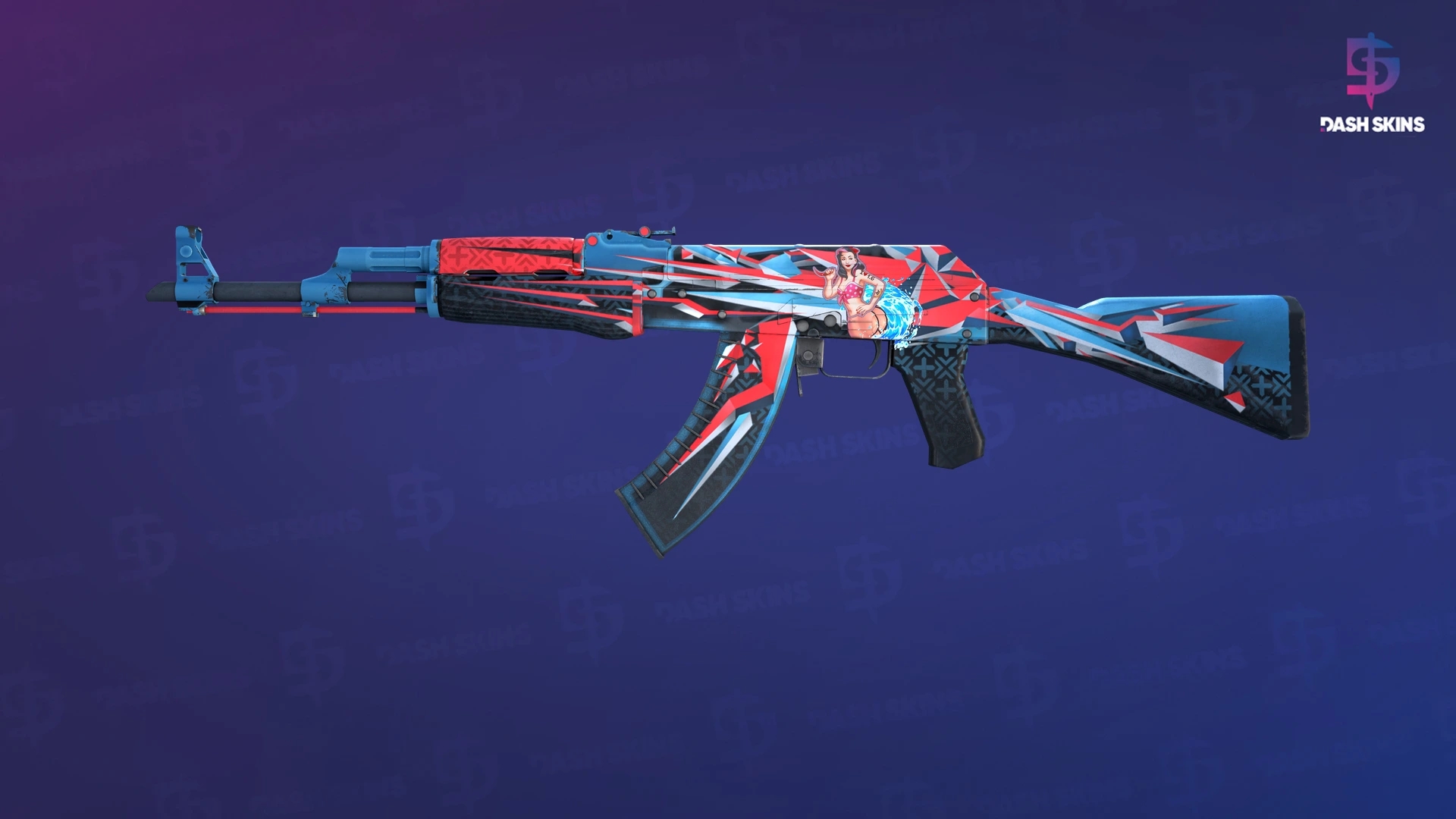 AK-47 | Point Disarray (Minimal Wear) Screenshot Playside