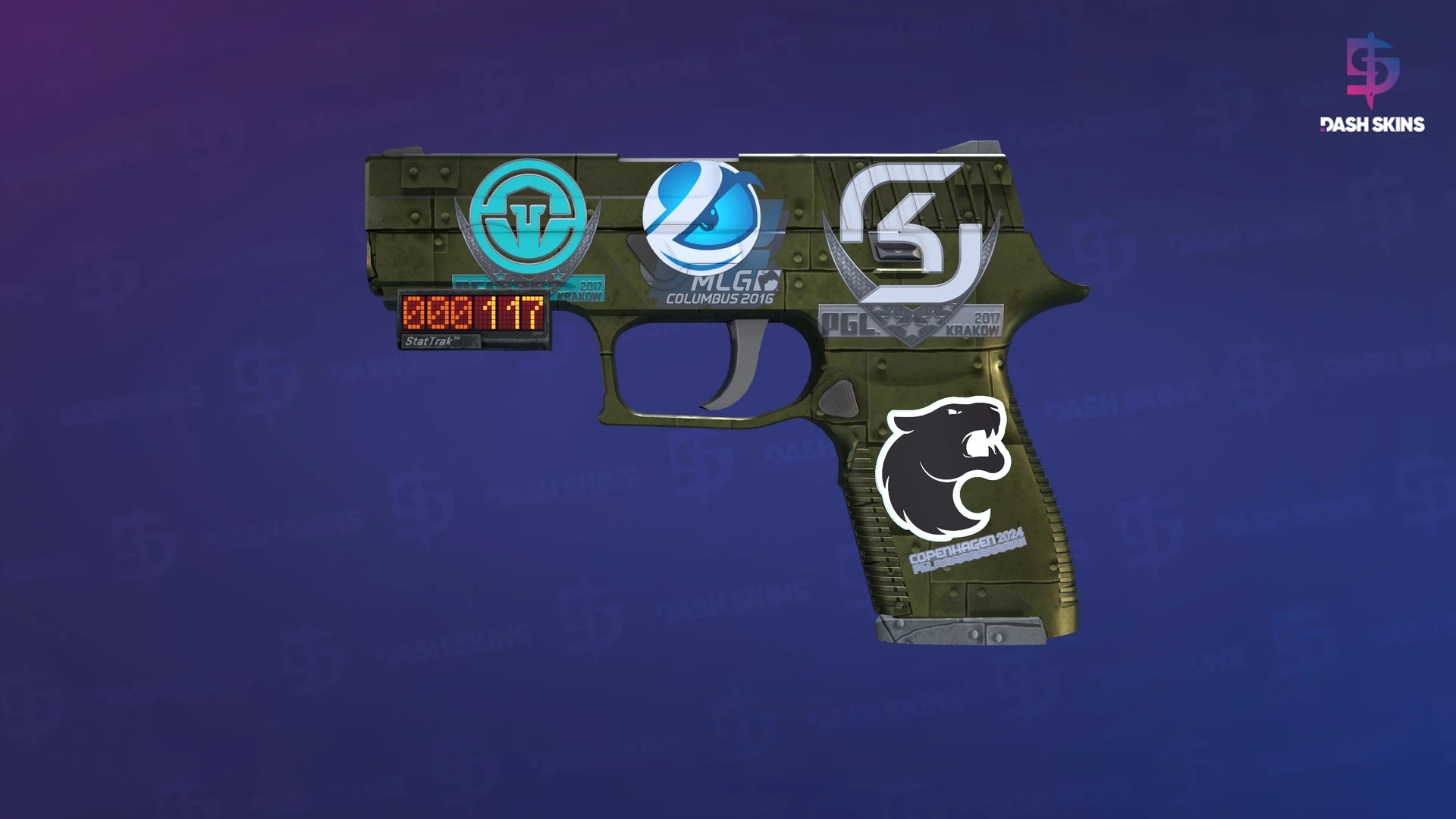 StatTrak™ P250 | Iron Clad (Field-Tested) Screenshot Playside