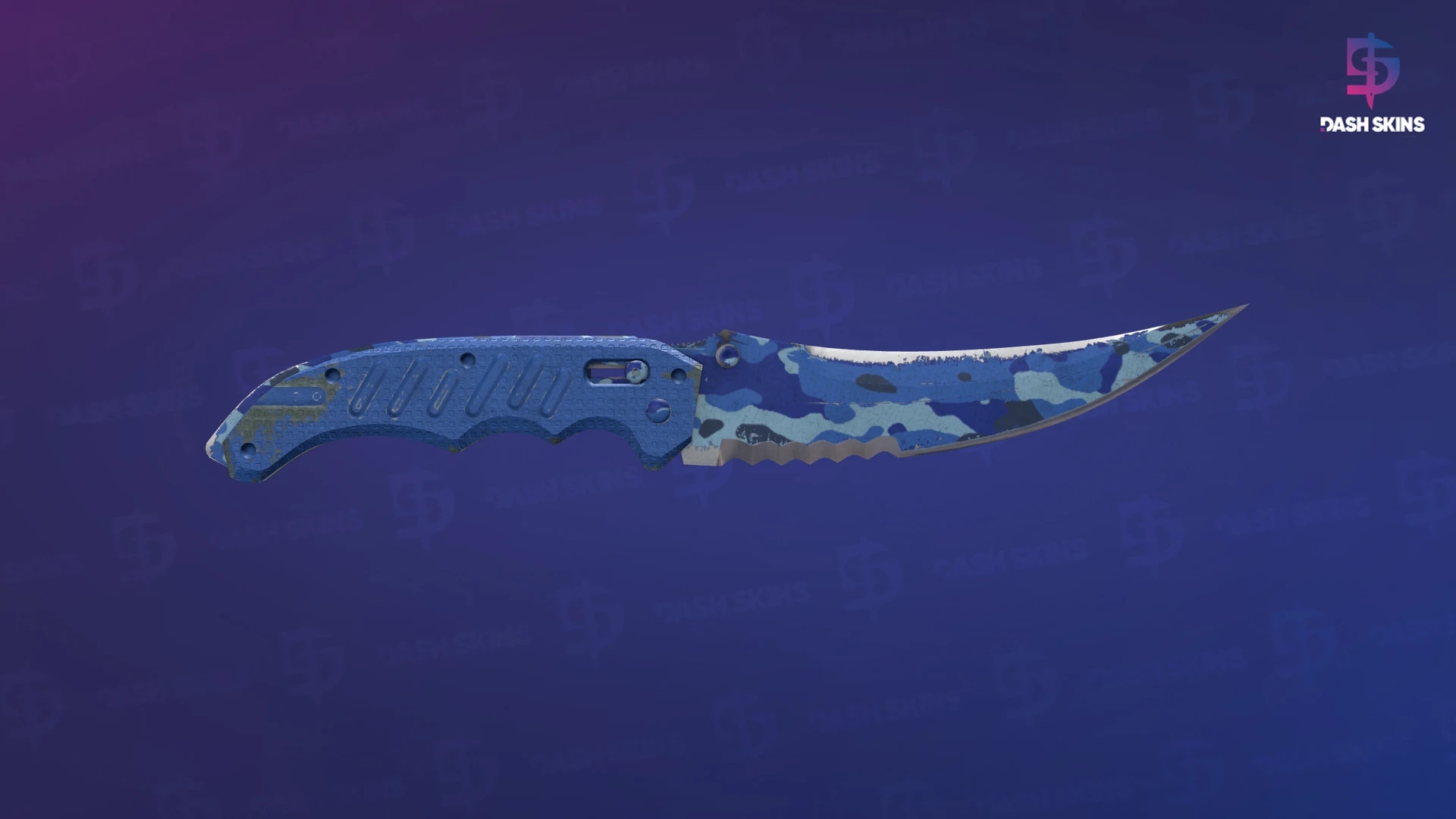 ★ Flip Knife | Bright Water (Battle-Scarred) Screenshot Playside