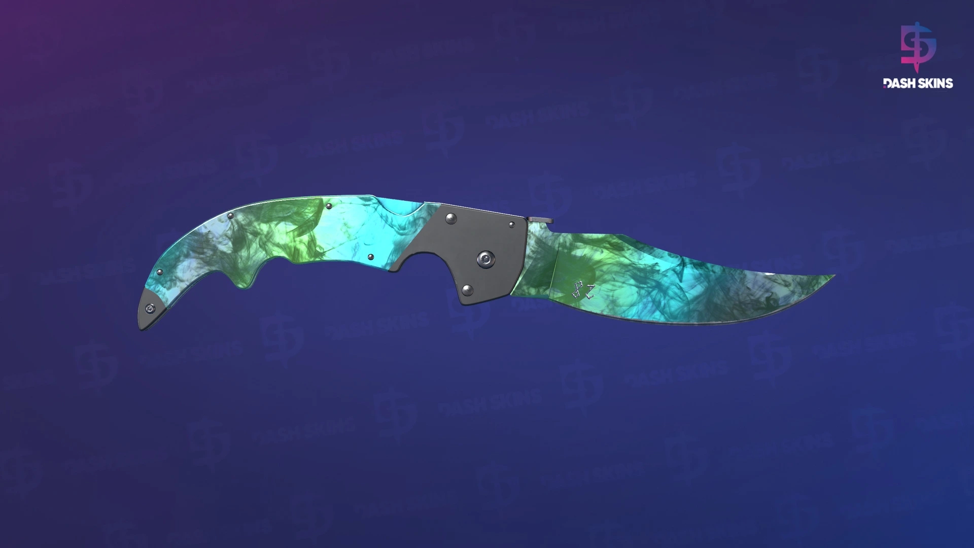 ★ StatTrak™ Falchion Knife | Gamma Doppler (Factory New) - Phase 4 Screenshot Playside