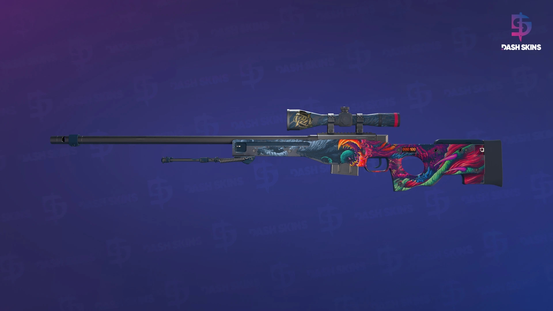 StatTrak™ AWP | Hyper Beast (Field-Tested) Screenshot Playside