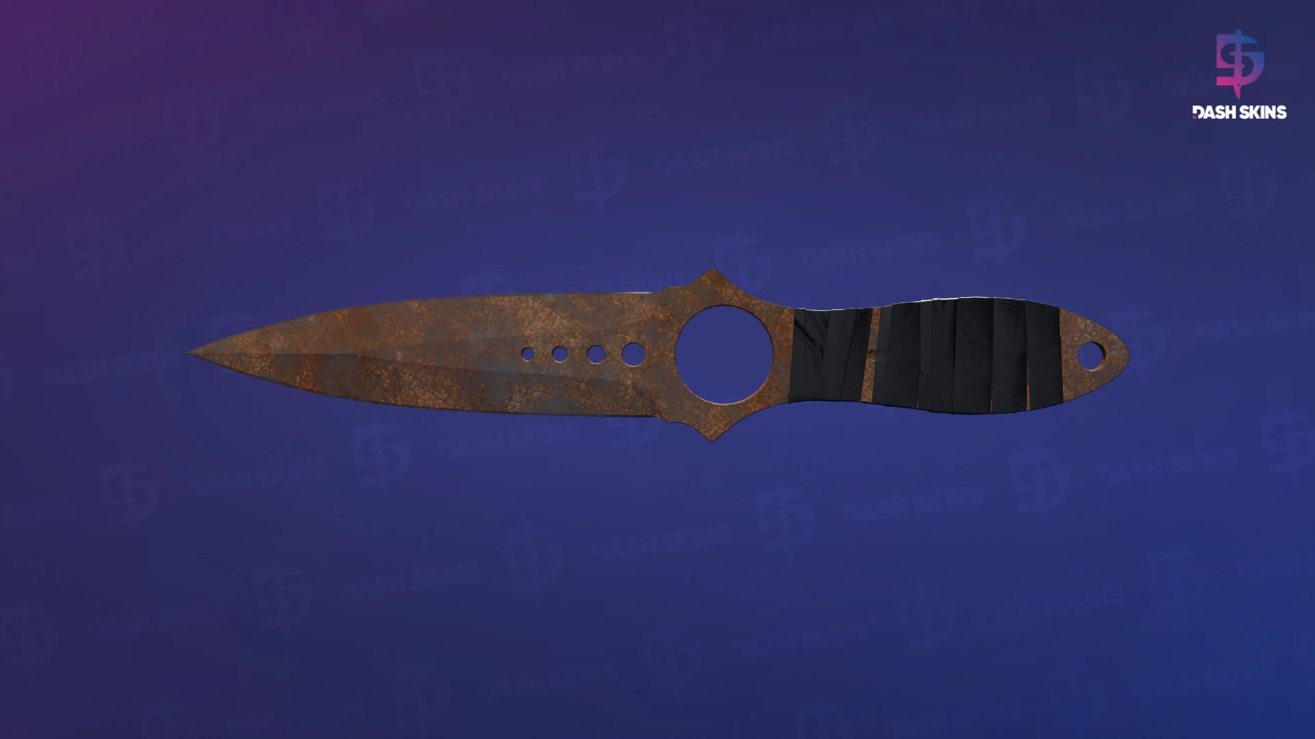 ★ Skeleton Knife | Rust Coat (Battle-Scarred) Screenshot Playside
