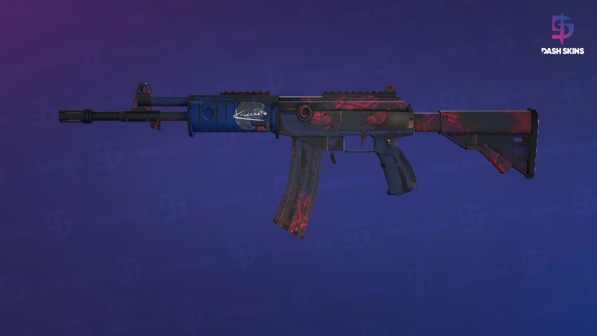 Galil AR | Signal (Battle-Scarred) Screenshot Playside