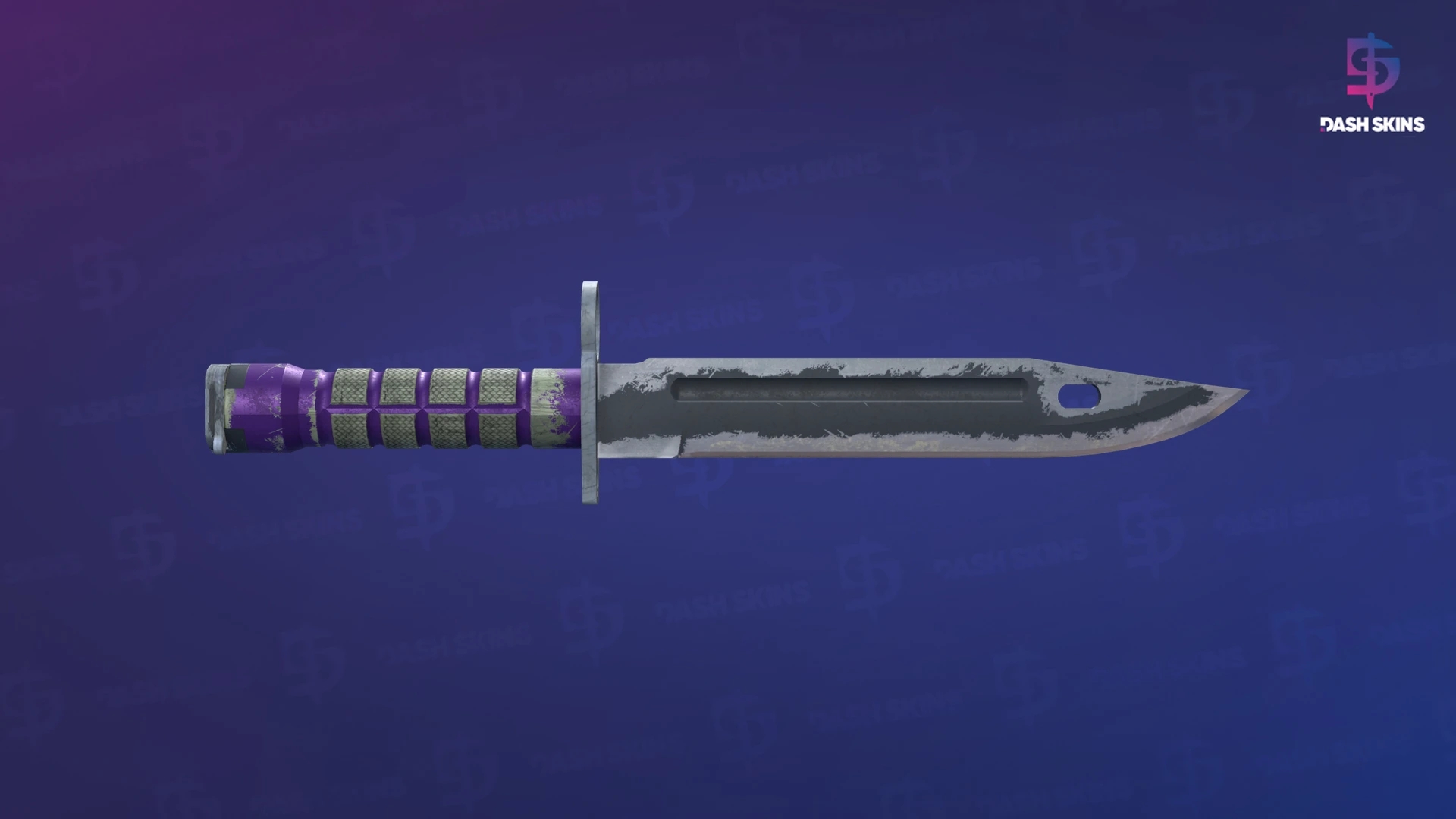 ★ Bayonet | Ultraviolet (Battle-Scarred) Screenshot Playside