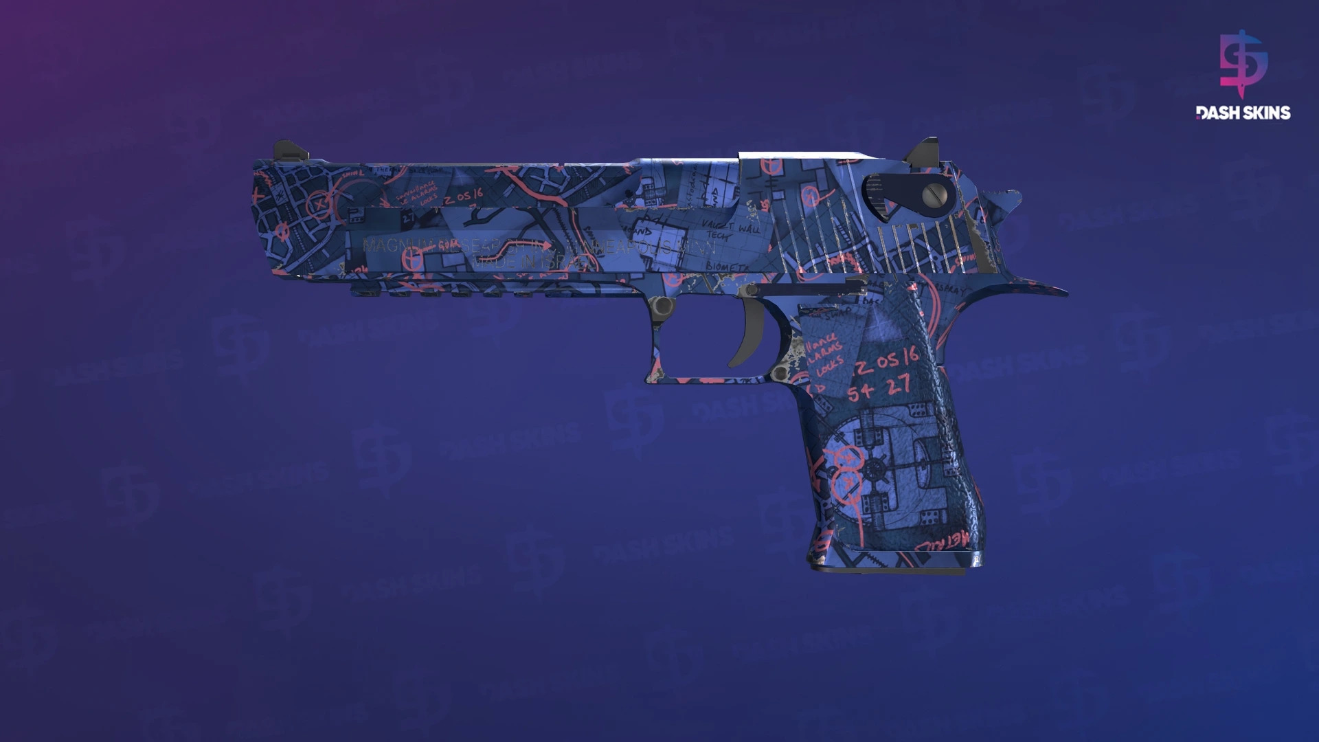 Desert Eagle | Night Heist (Minimal Wear) Screenshot Playside