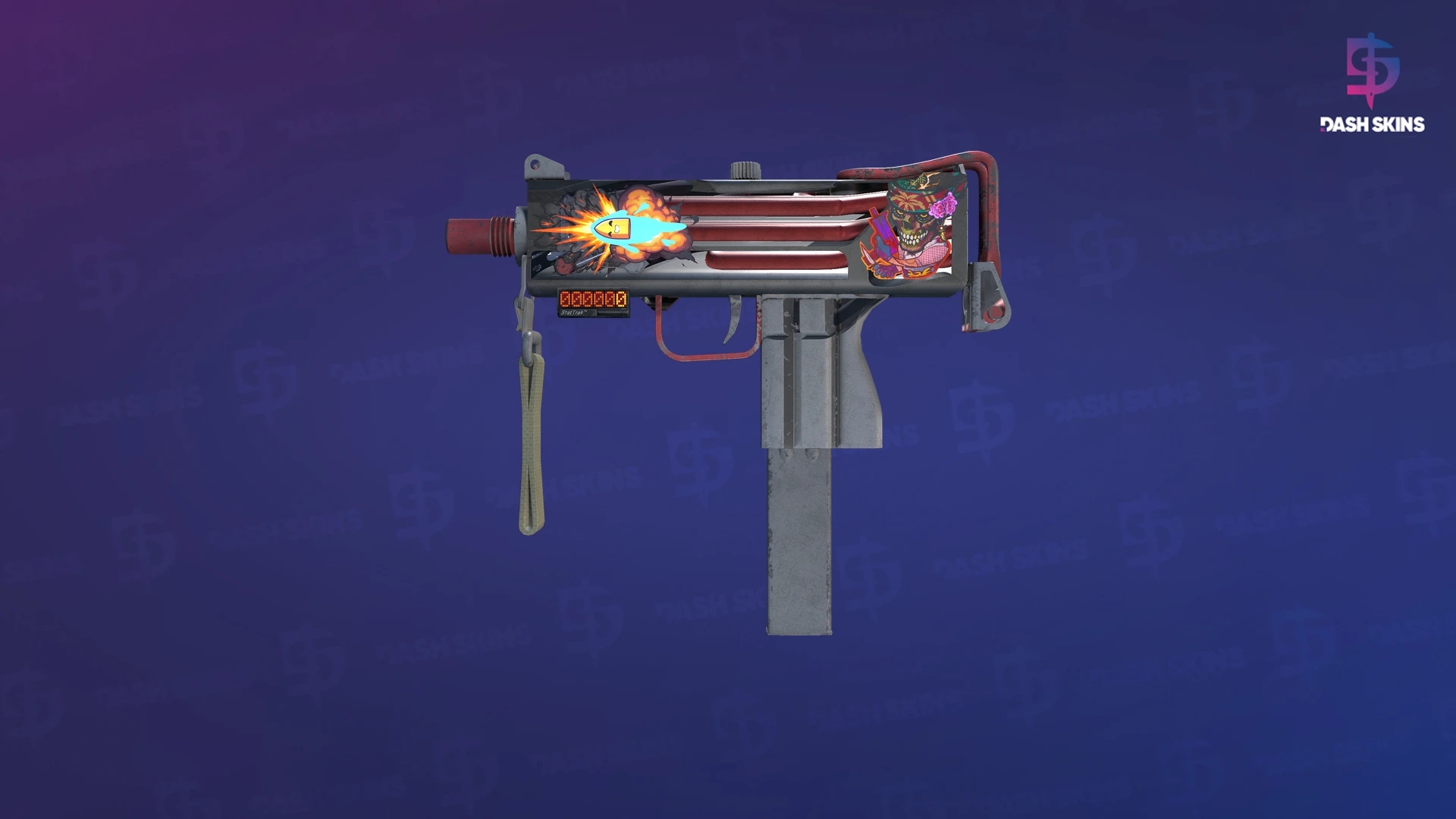 StatTrak™ MAC-10 | Pipe Down (Battle-Scarred) Screenshot Playside