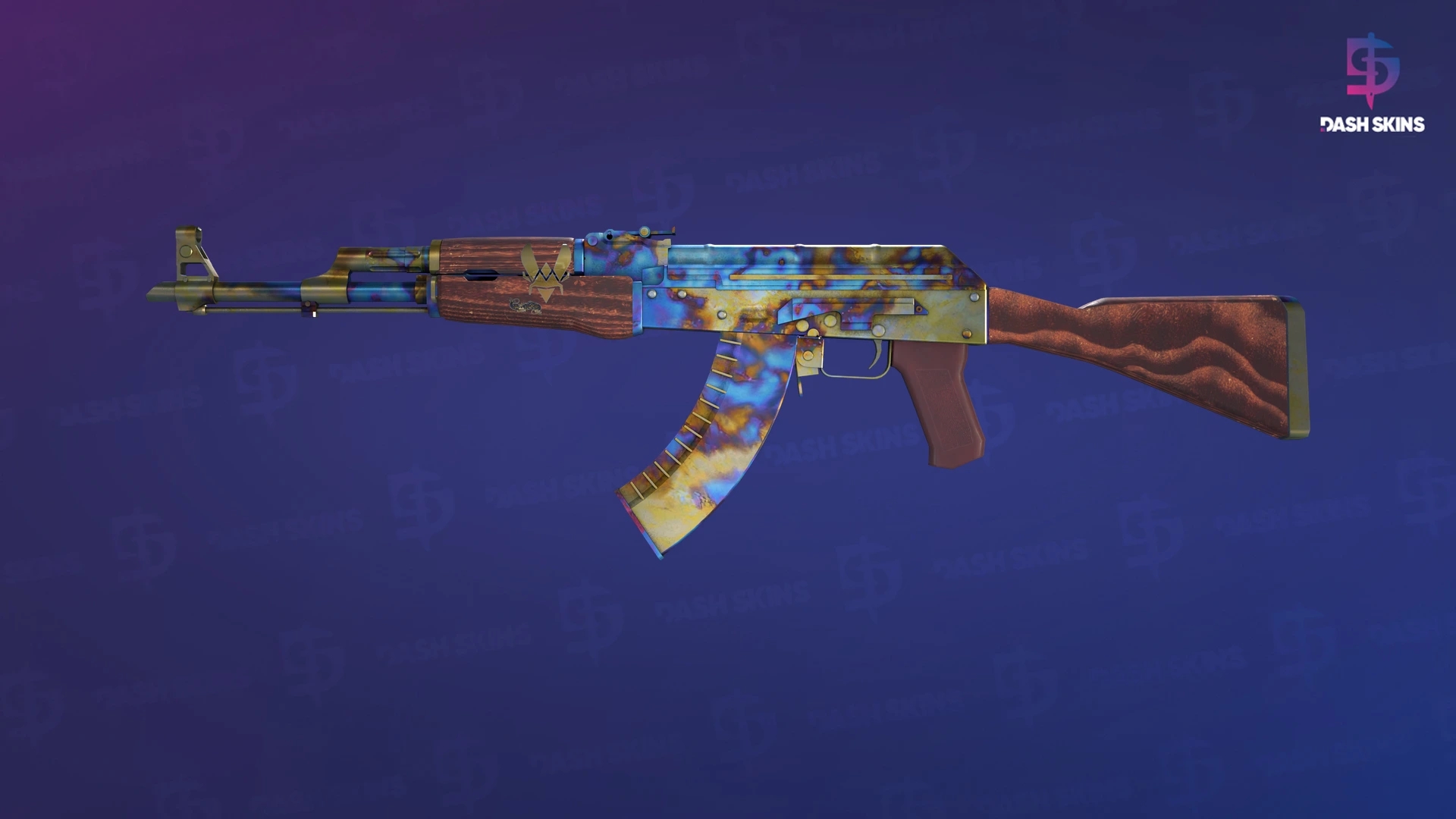 AK-47 | Case Hardened (Minimal Wear) Screenshot Playside