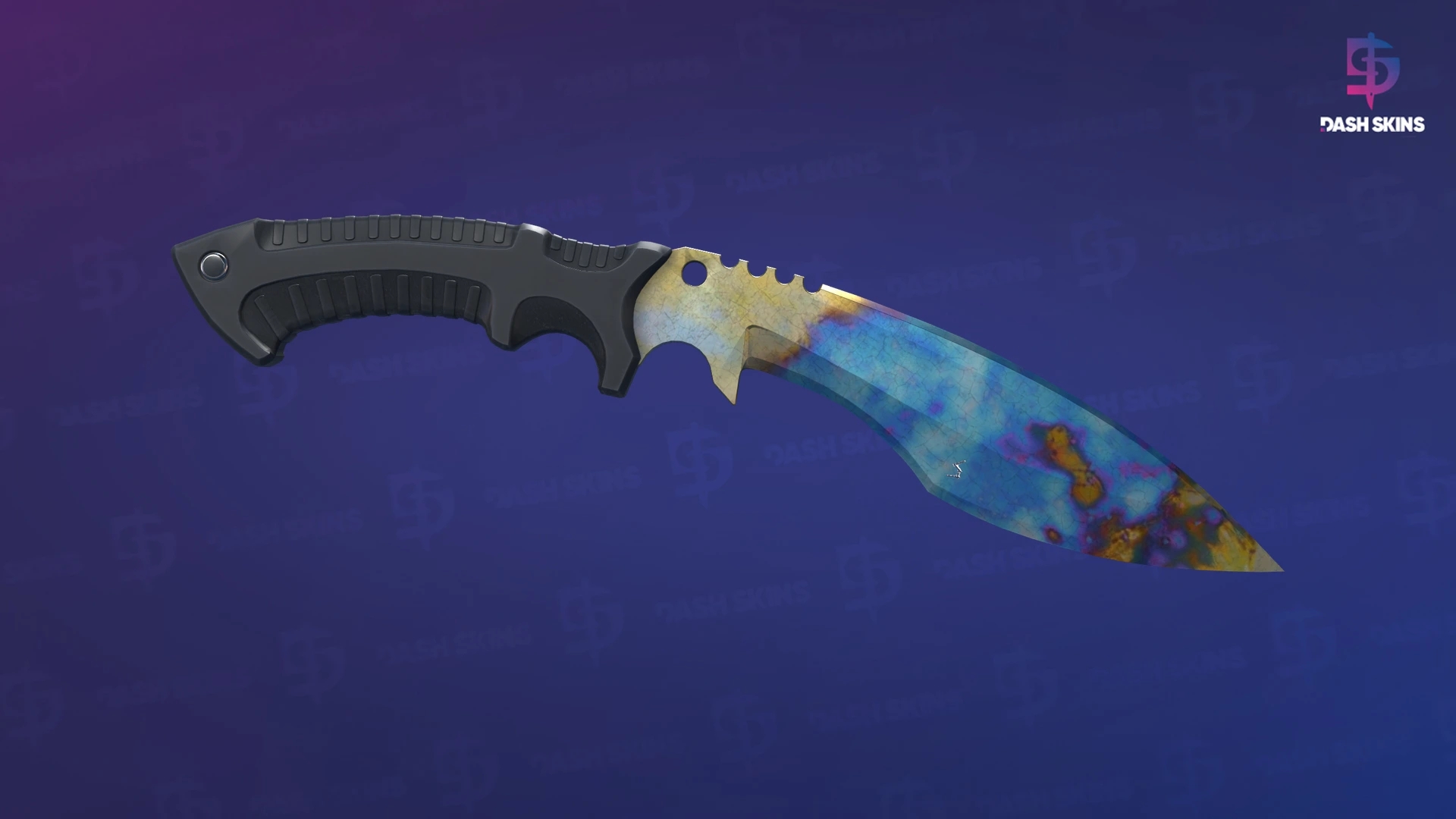 ★ StatTrak™ Kukri Knife | Case Hardened (Well-Worn) Screenshot Playside