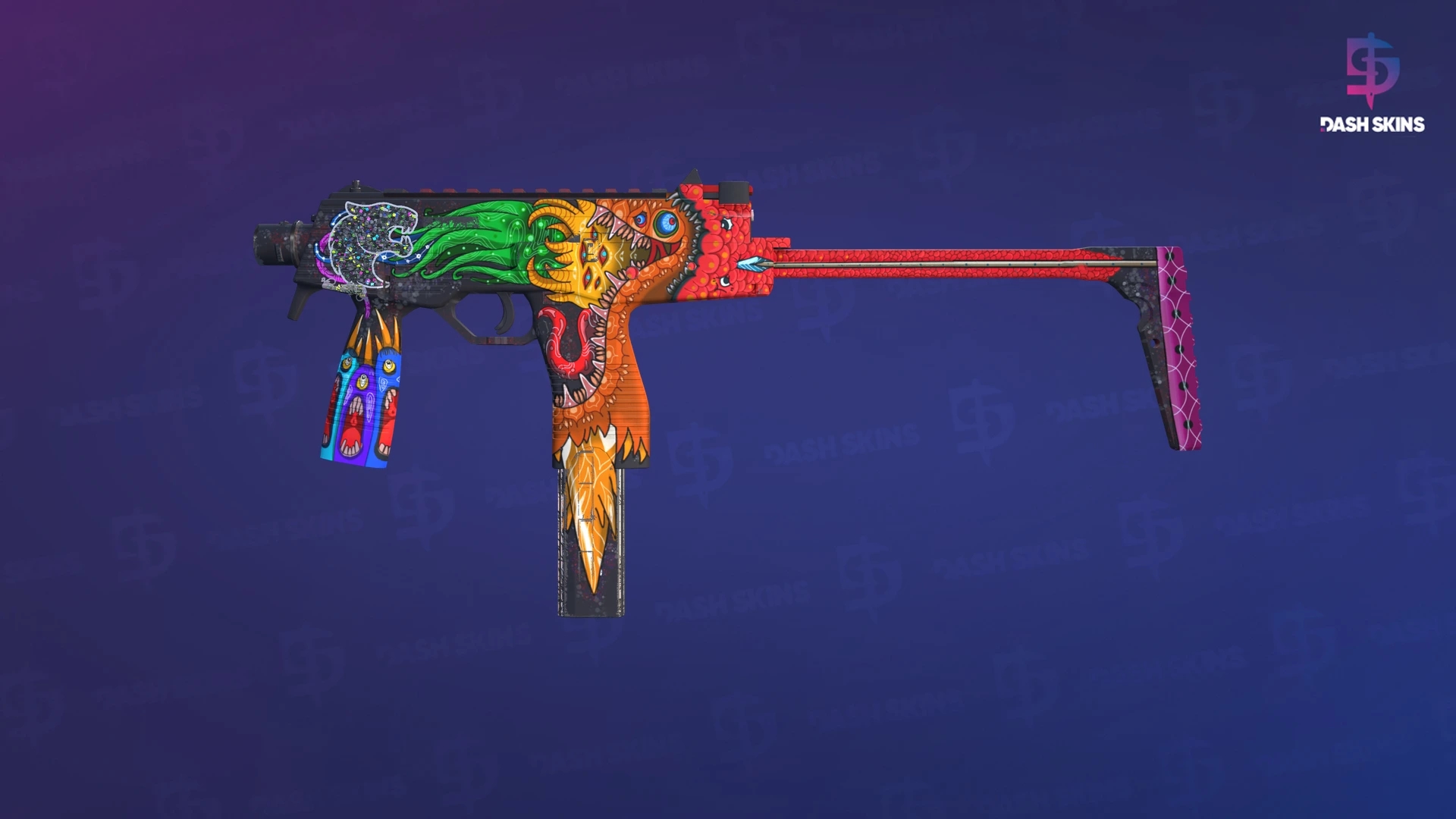 MP9 | Food Chain (Minimal Wear) Screenshot Playside