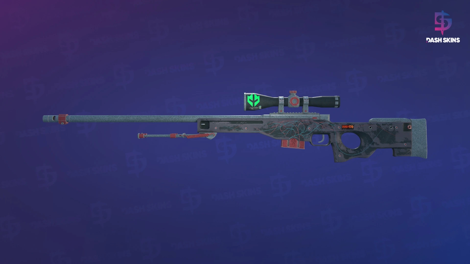 StatTrak™ AWP | Capillary (Battle-Scarred) Screenshot Playside