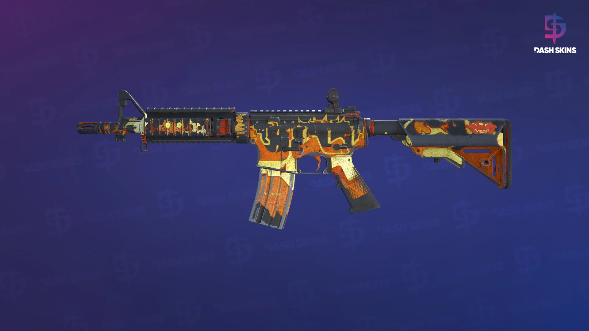M4A4 | Hellish (Battle-Scarred) Screenshot Playside