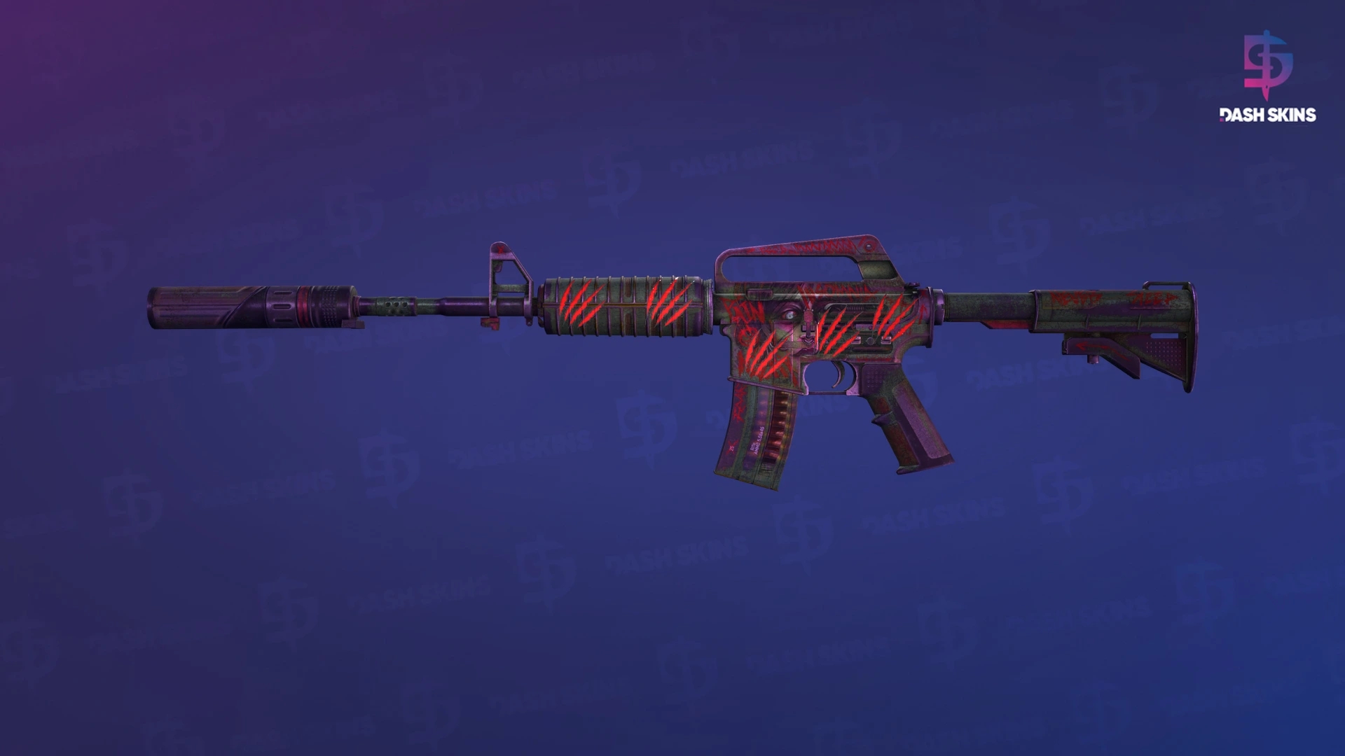 M4A1-S | Night Terror (Battle-Scarred) Screenshot Playside