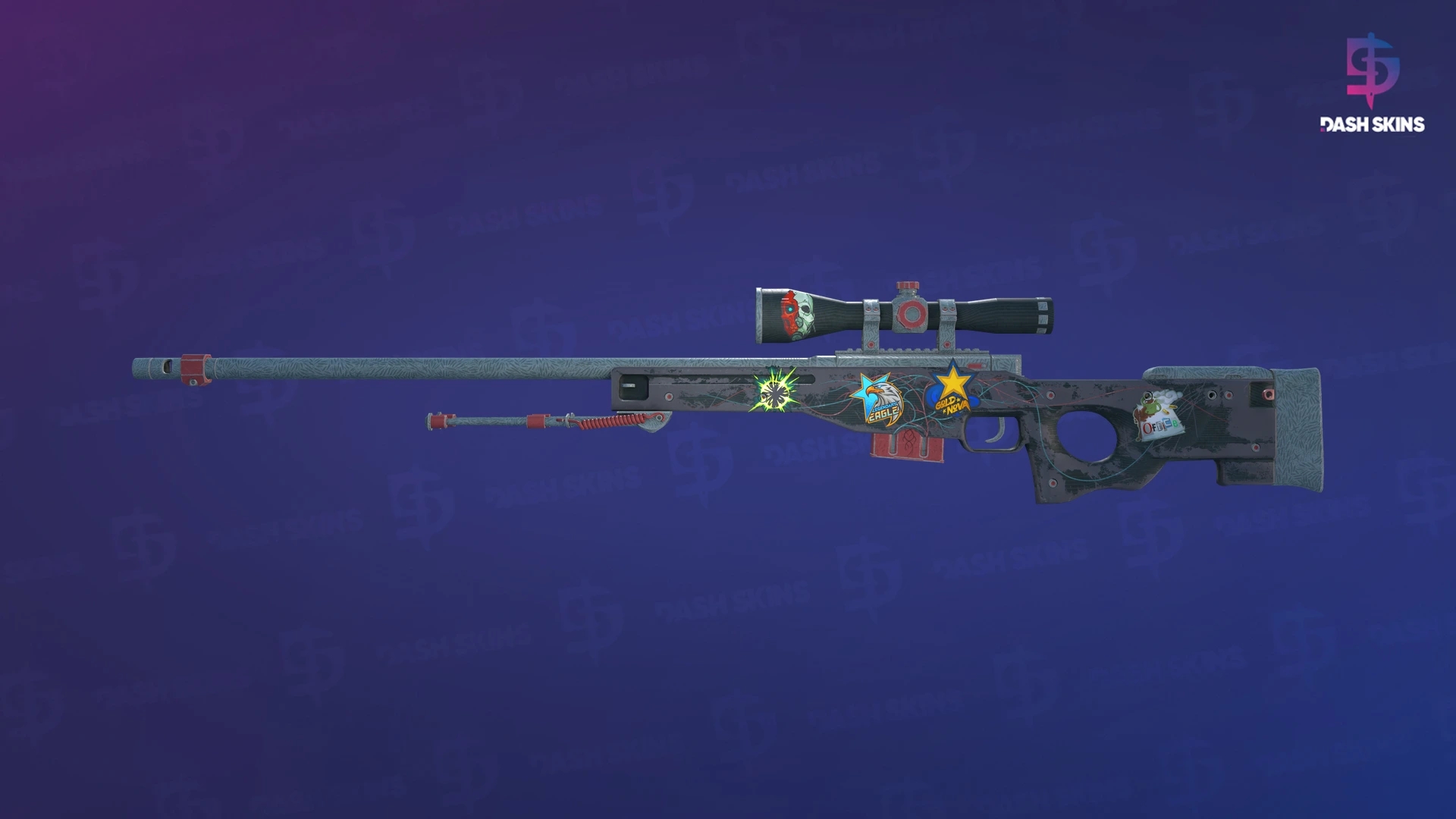AWP | Capillary (Battle-Scarred) Screenshot Playside