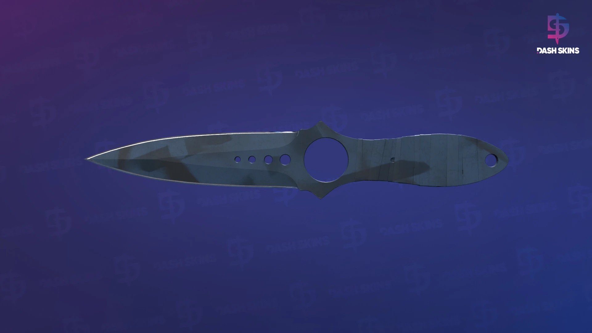 ★ Skeleton Knife | Night Stripe (Field-Tested) Screenshot Playside