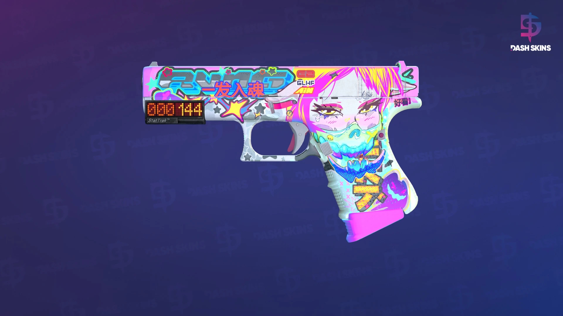 StatTrak™ Glock-18 | Fully Tuned (Minimal Wear) Screenshot Playside
