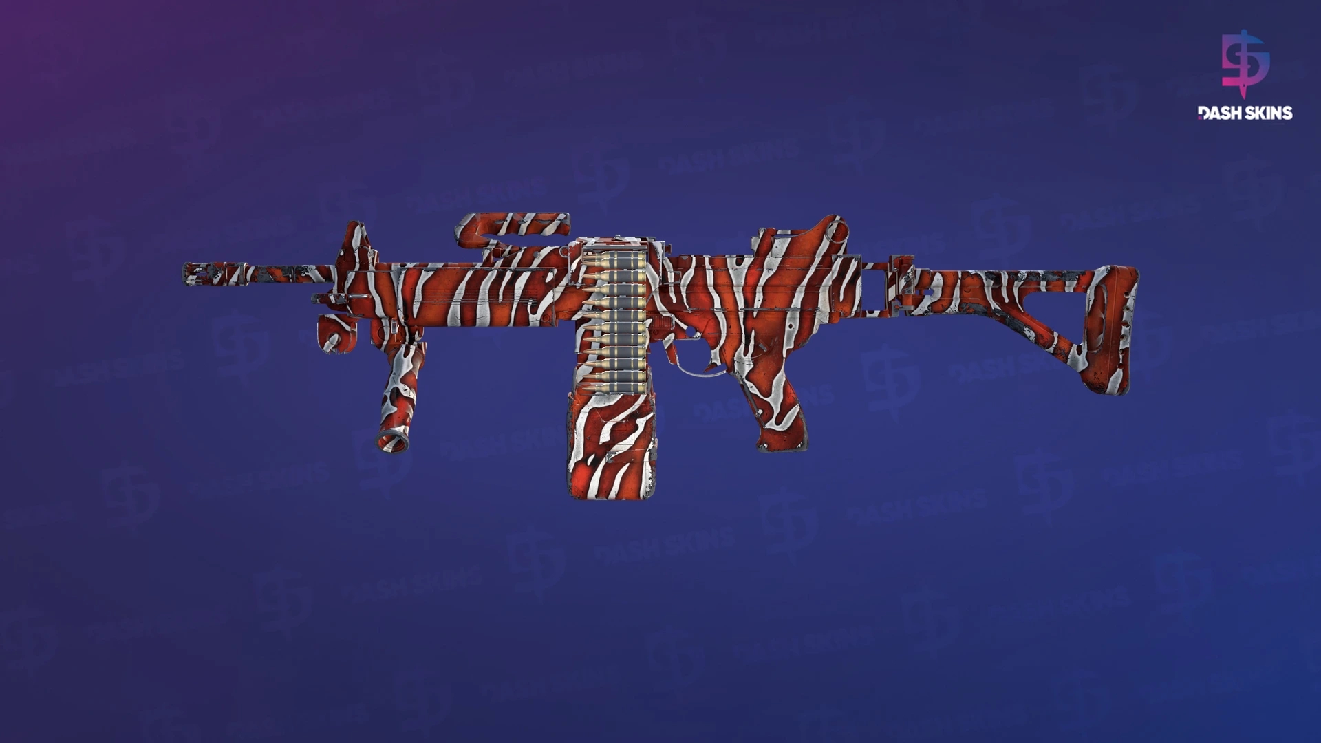 Negev | Lionfish (Minimal Wear) Screenshot Playside