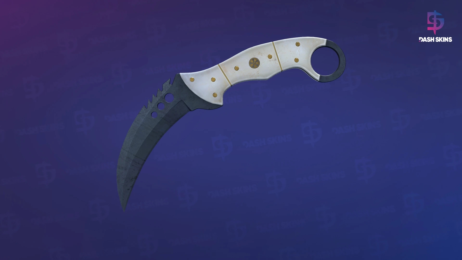 ★ Talon Knife | Blue Steel (Well-Worn) Screenshot Playside