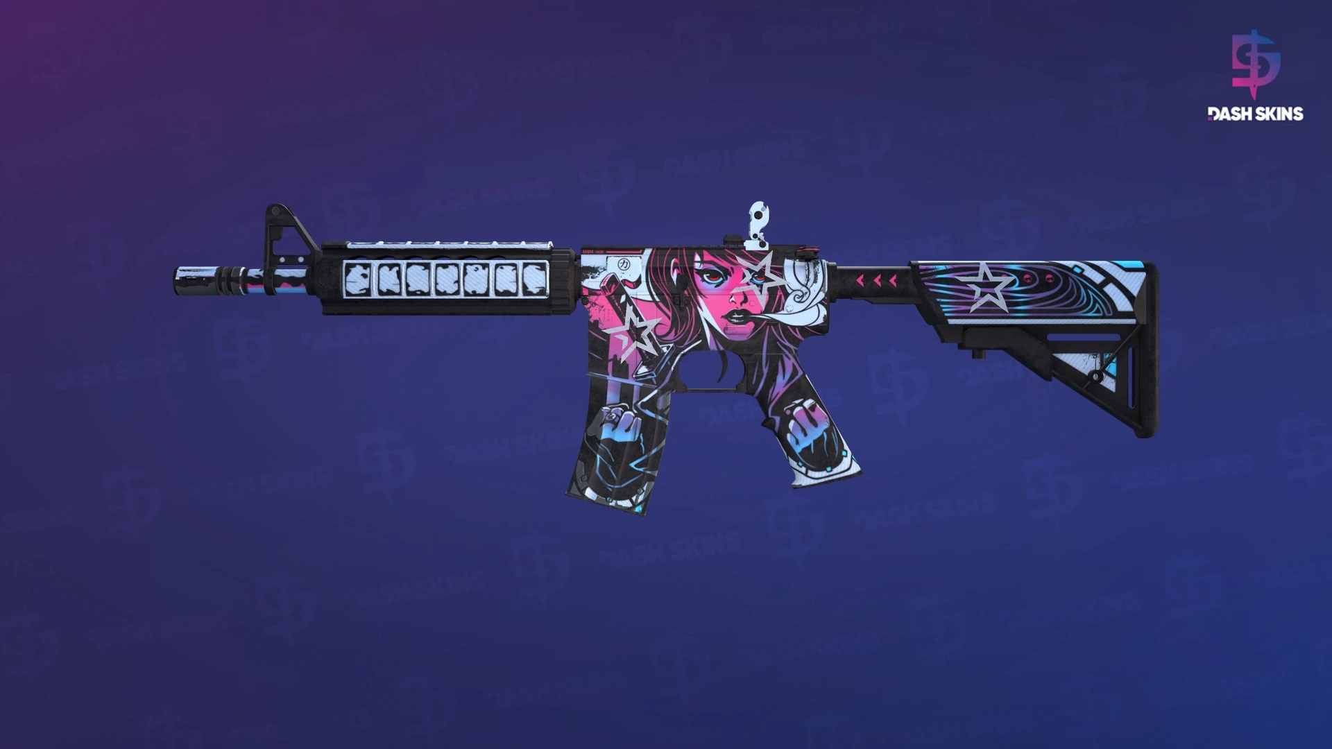 M4A4 | Neo-Noir (Minimal Wear) Screenshot Playside