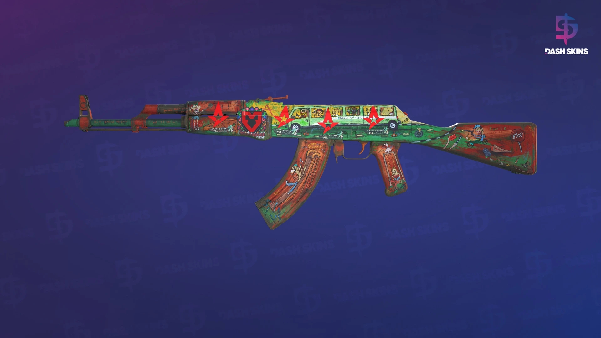 AK-47 | The Outsiders (Field-Tested) Screenshot Playside