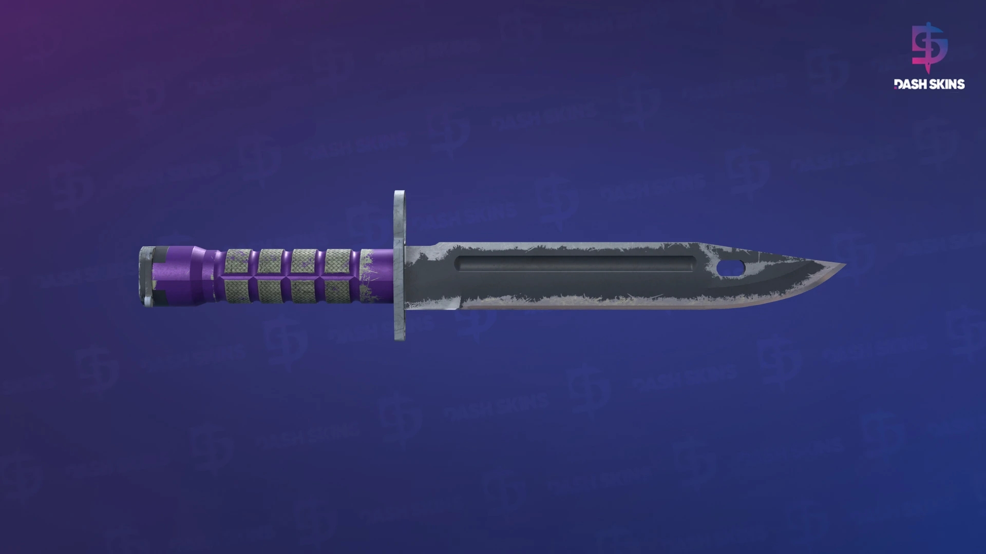 ★ Bayonet | Ultraviolet (Well-Worn) Screenshot Playside