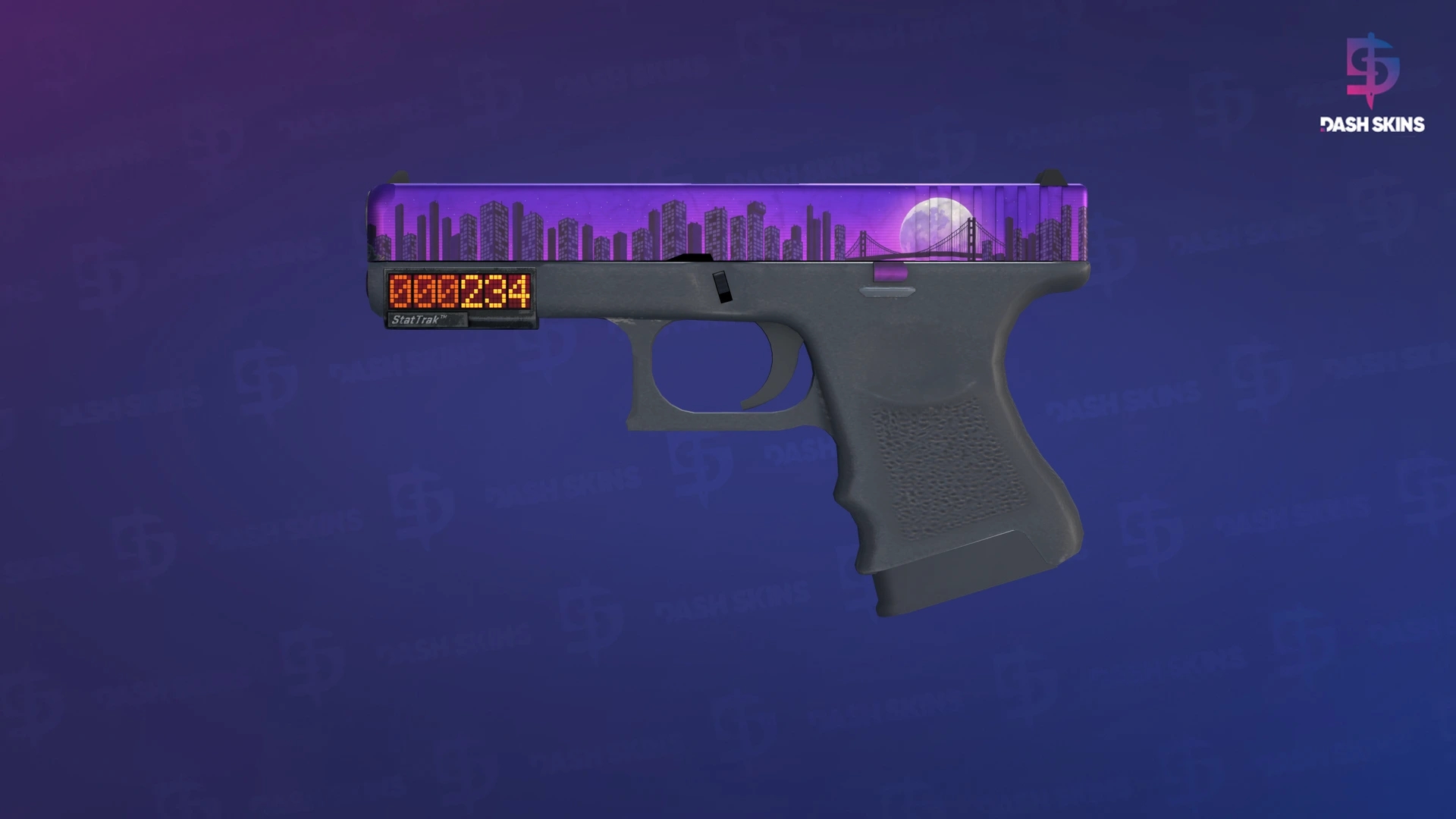 StatTrak™ Glock-18 | Moonrise (Factory New) Screenshot Playside