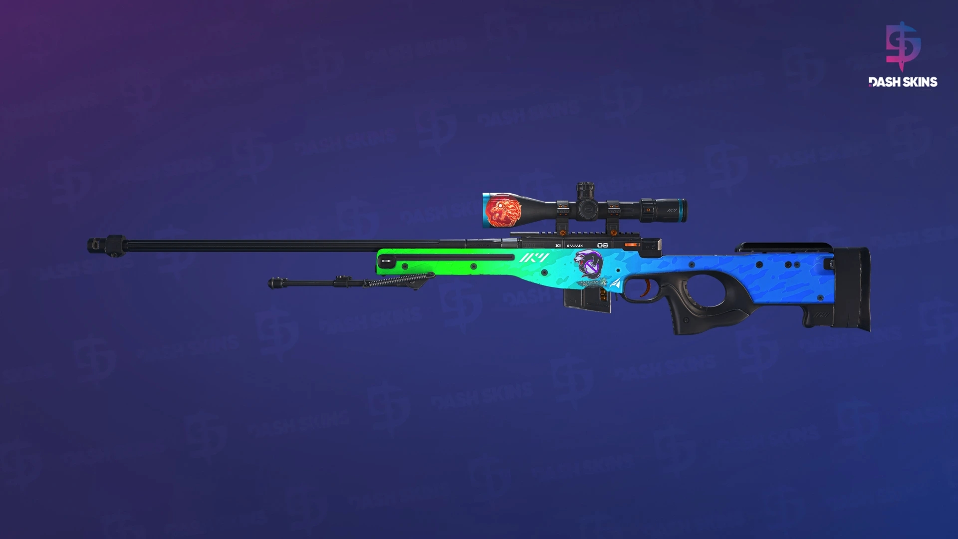 AWP | Ice Coaled (Minimal Wear) Screenshot Playside