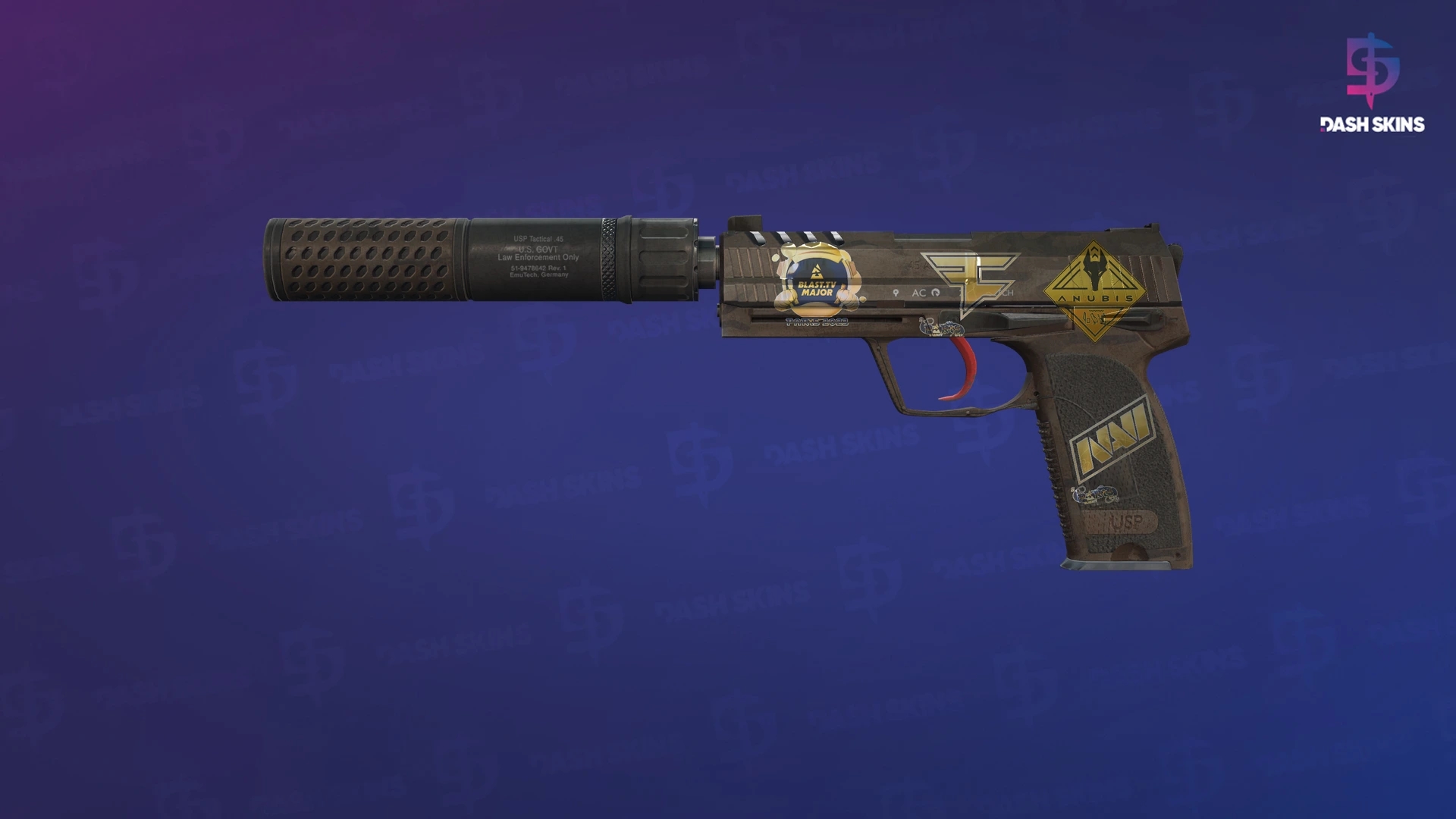 Souvenir USP-S | Desert Tactical (Well-Worn) Screenshot Playside