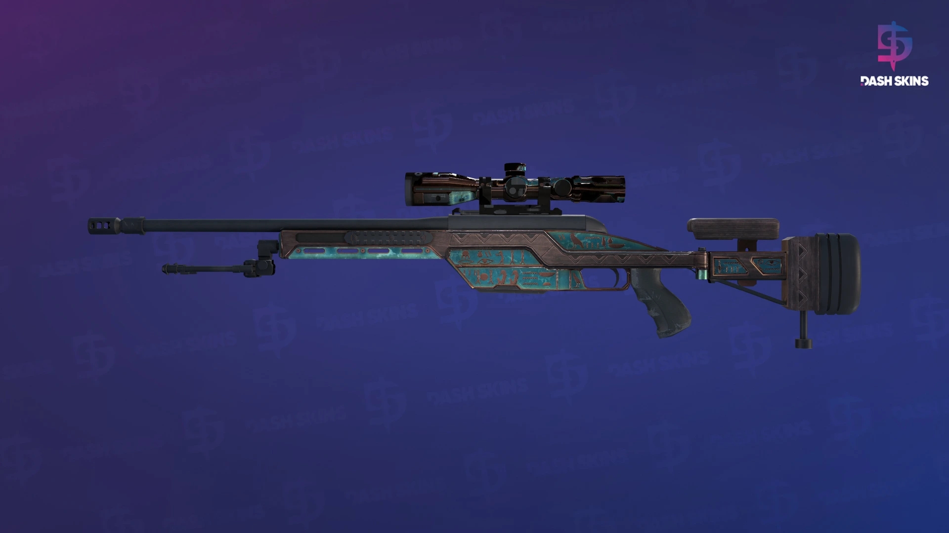 SSG 08 | Azure Glyph (Field-Tested) Screenshot Playside