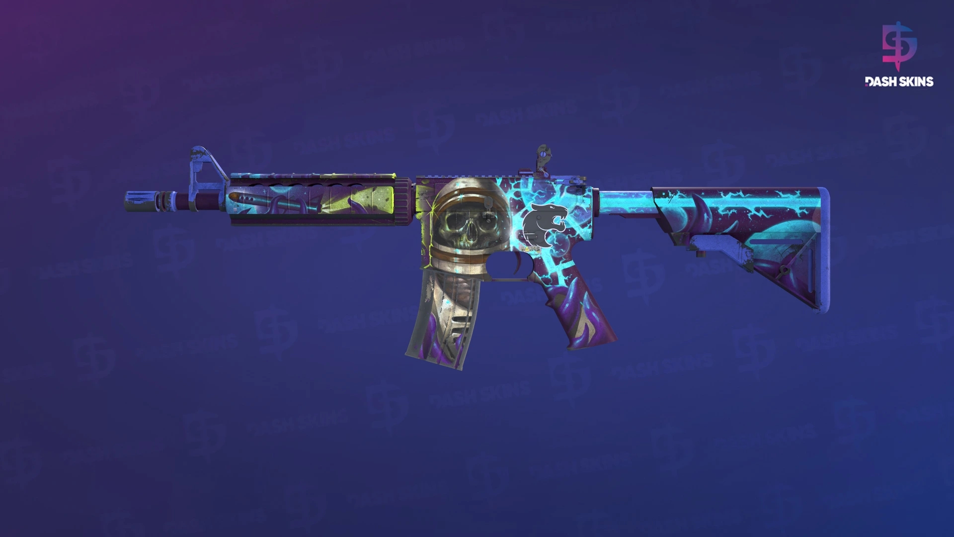 M4A4 | Desolate Space (Battle-Scarred) Screenshot Playside