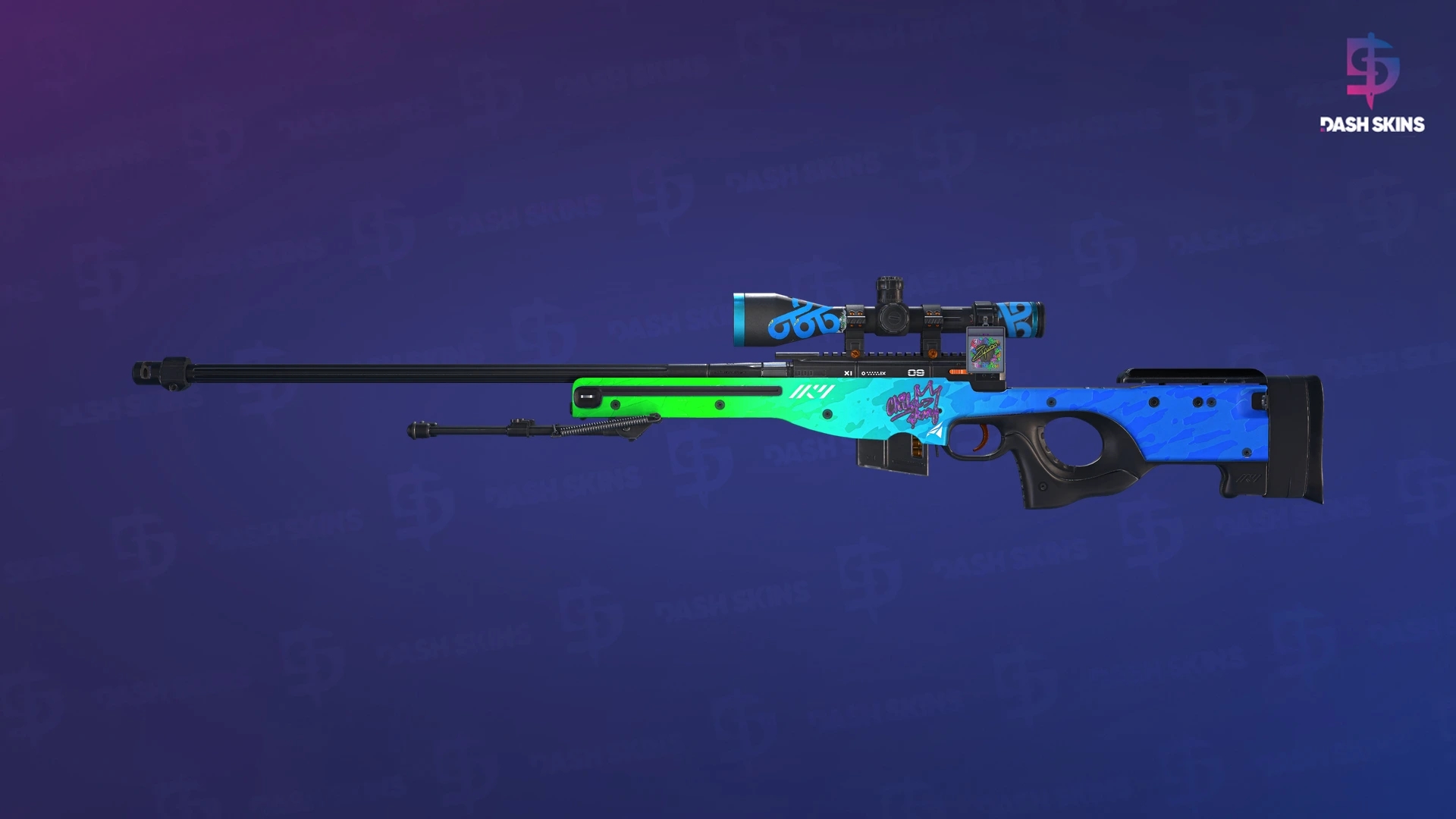 AWP | Ice Coaled (Minimal Wear) Screenshot Playside