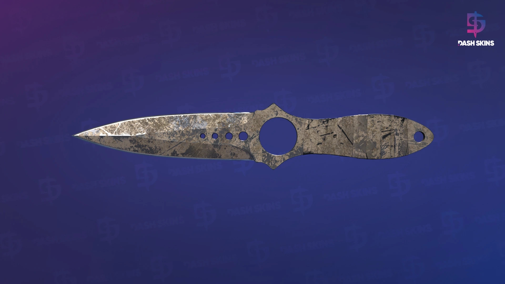 ★ StatTrak™ Skeleton Knife | Scorched (Battle-Scarred) Screenshot Playside