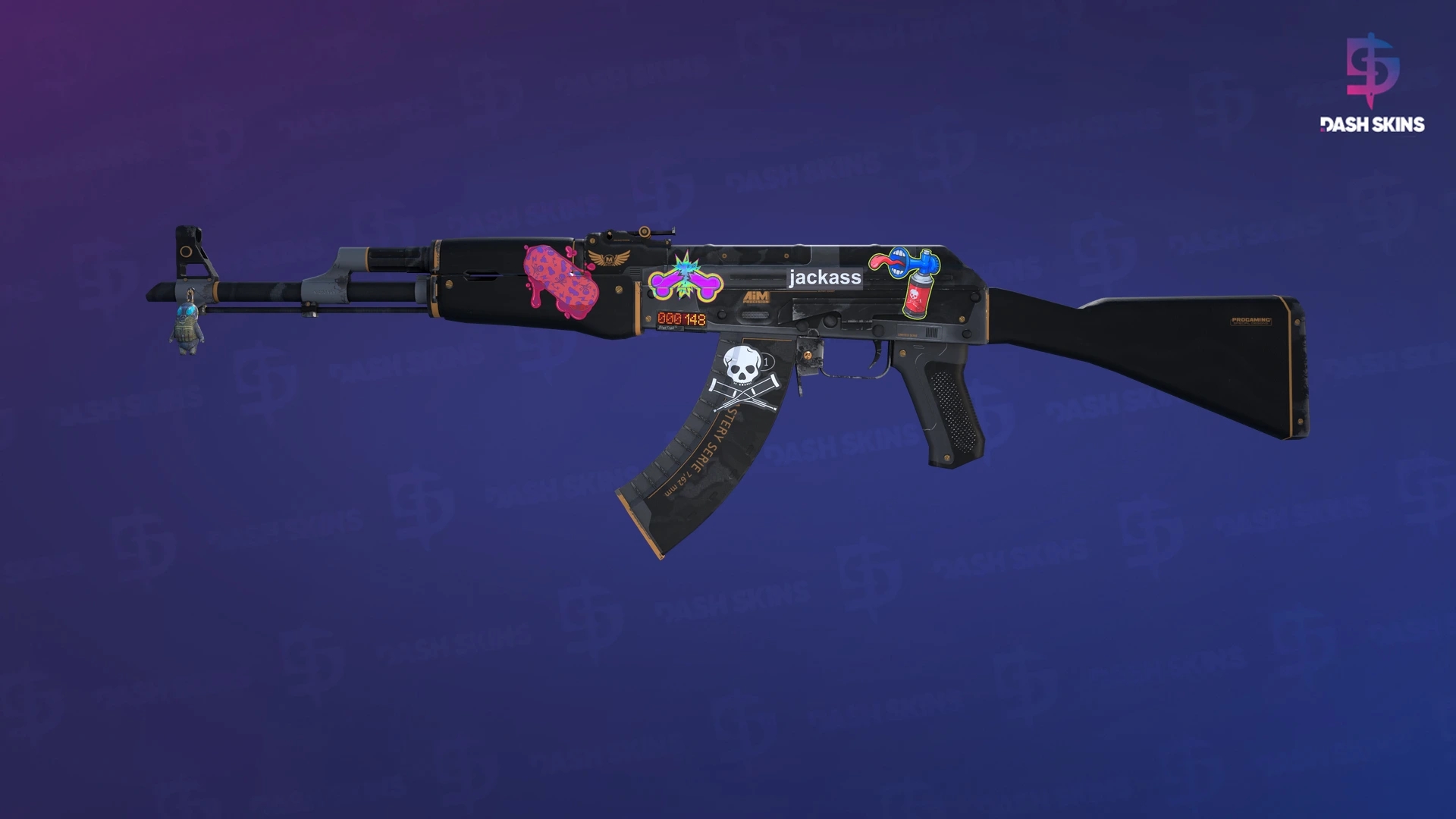 StatTrak™ AK-47 | Elite Build (Minimal Wear) Screenshot Playside