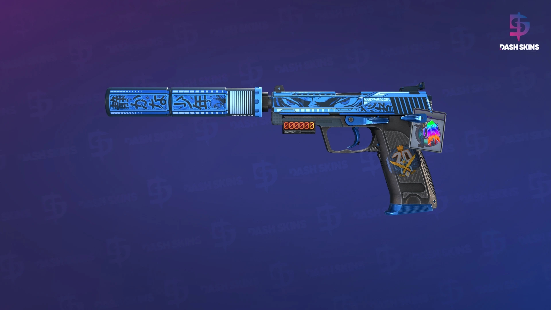 StatTrak™ USP-S | Silent Shot (Minimal Wear) Screenshot Playside