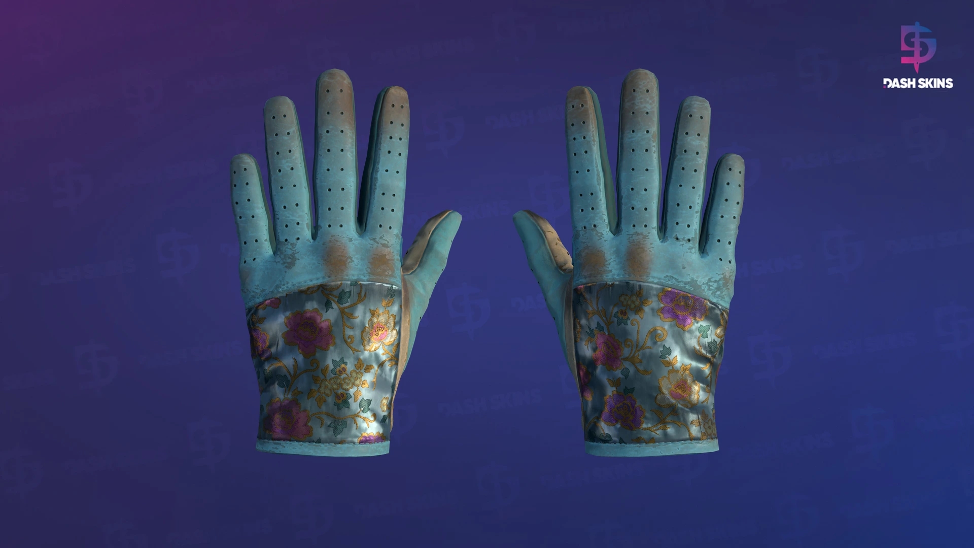 ★ Driver Gloves | Brocade Flowers (Battle-Scarred) Screenshot Playside
