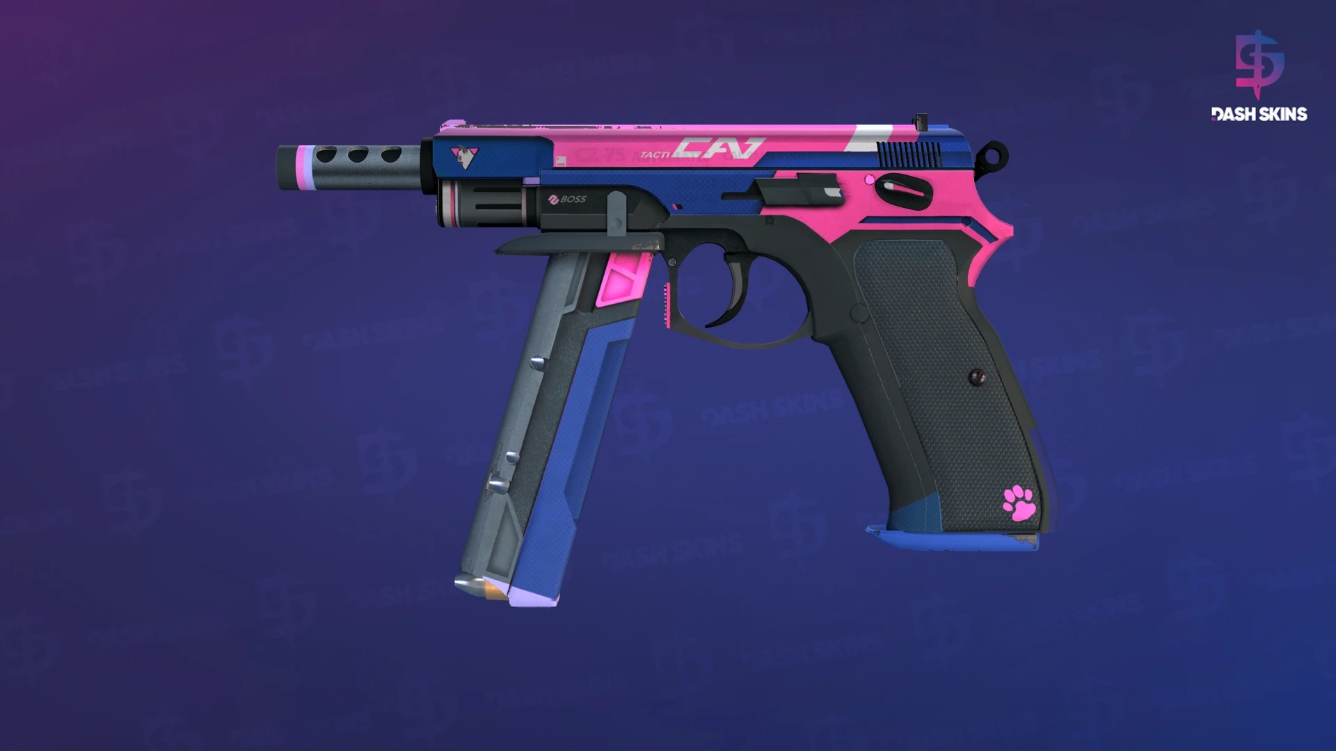 CZ75-Auto | Tacticat (Minimal Wear) Screenshot Playside