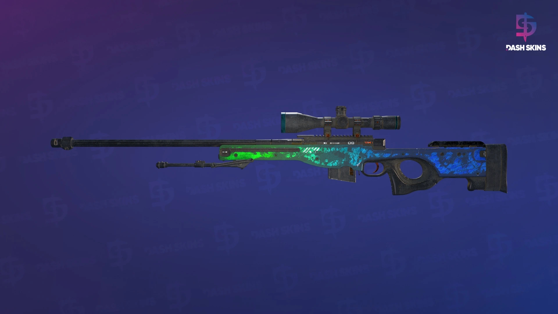 AWP | Ice Coaled (Battle-Scarred) Screenshot Playside