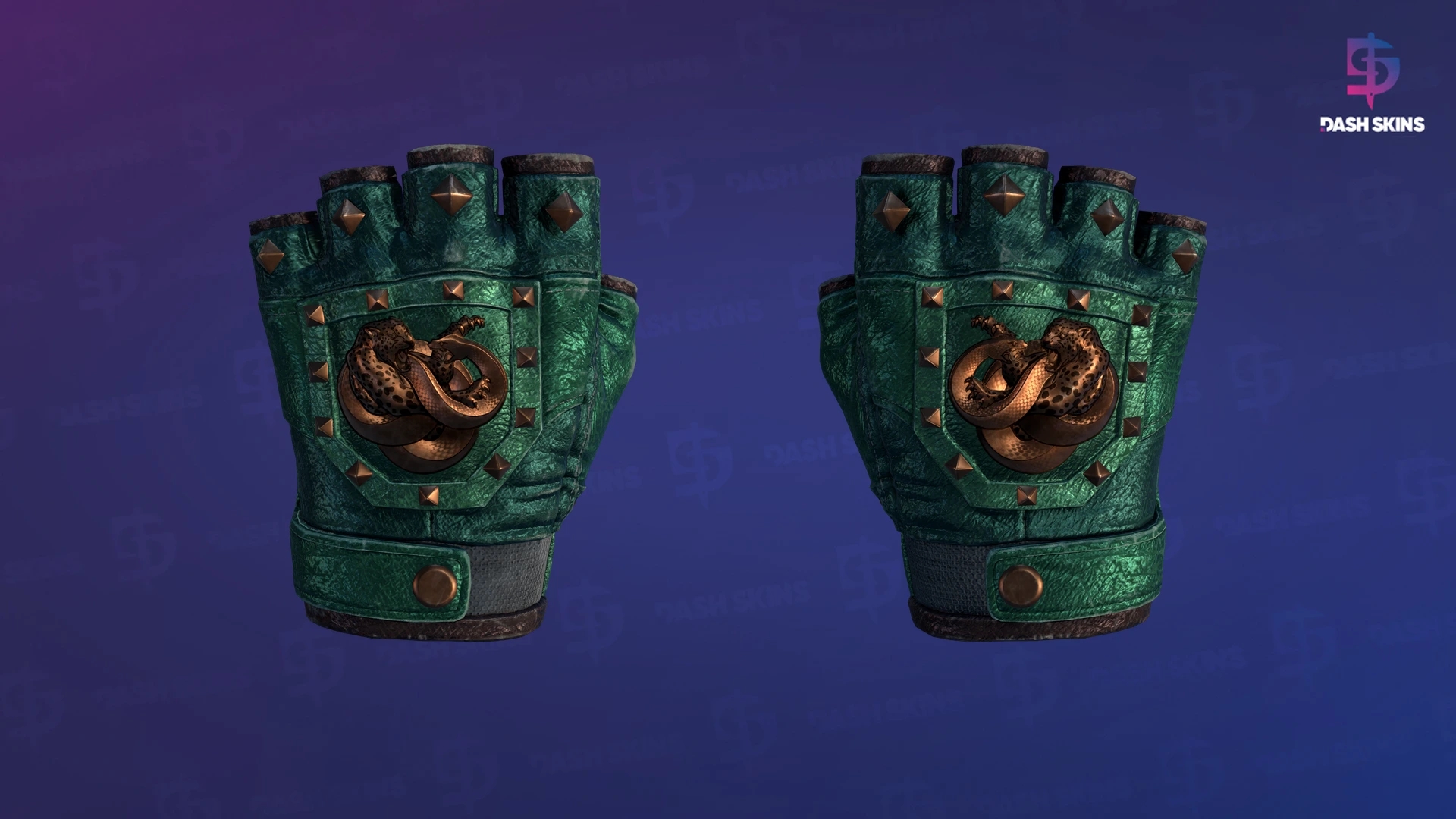 ★ Broken Fang Gloves | Jade (Well-Worn) Screenshot Playside